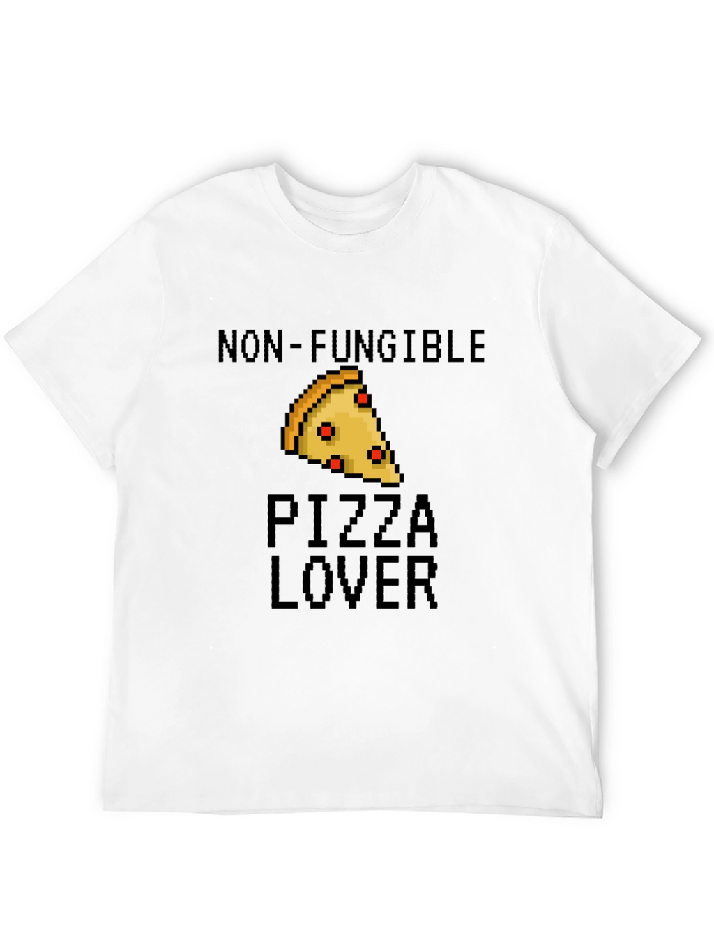Non-Fungible Pizza Lover Black T-Shirt