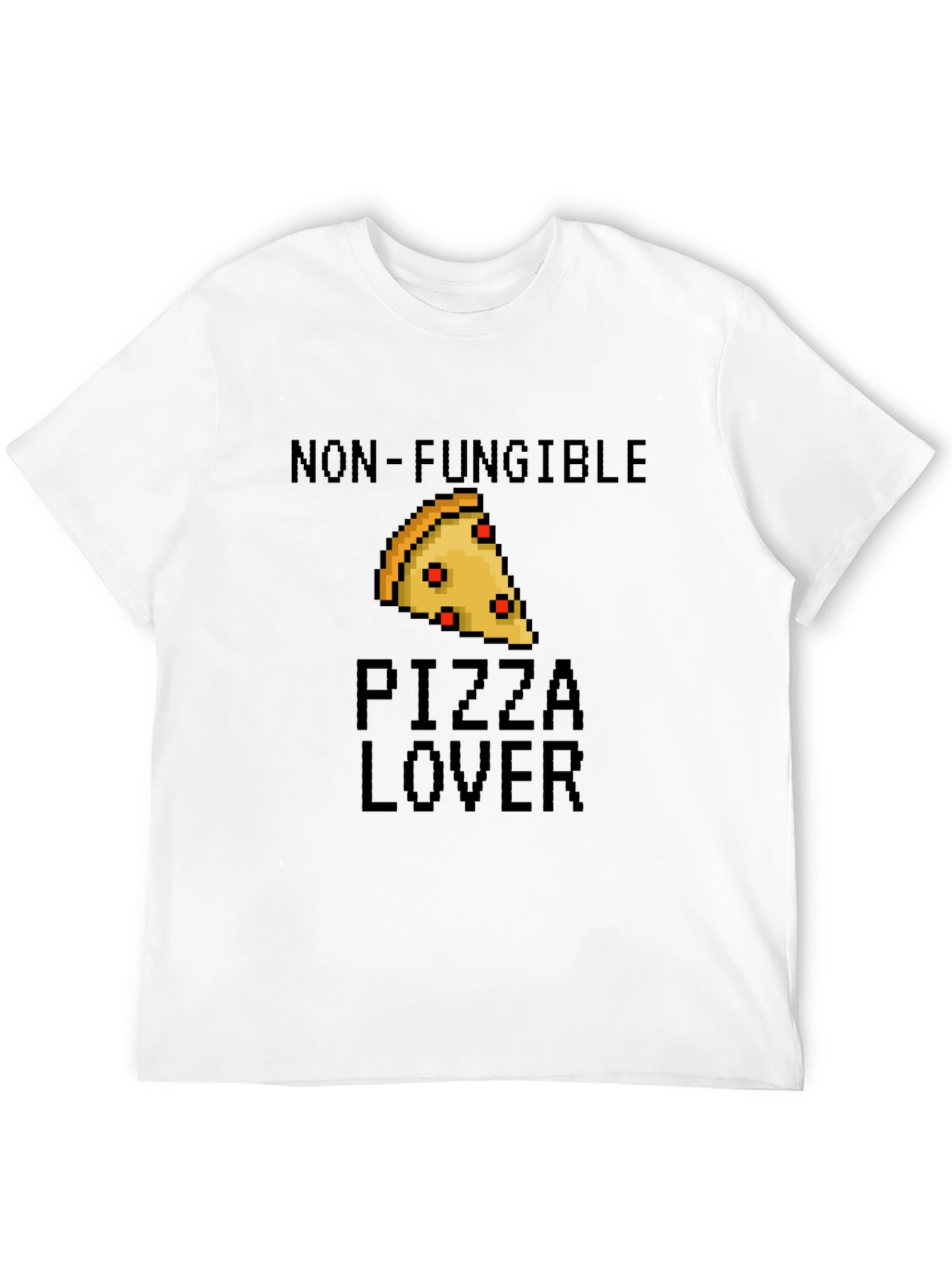 Non-Fungible Pizza Lover Black T-Shirt