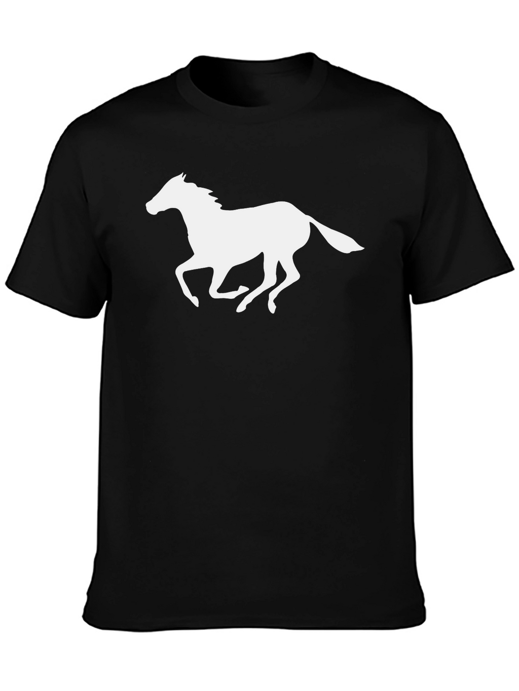 Black Horse Silhouette T-Shirt