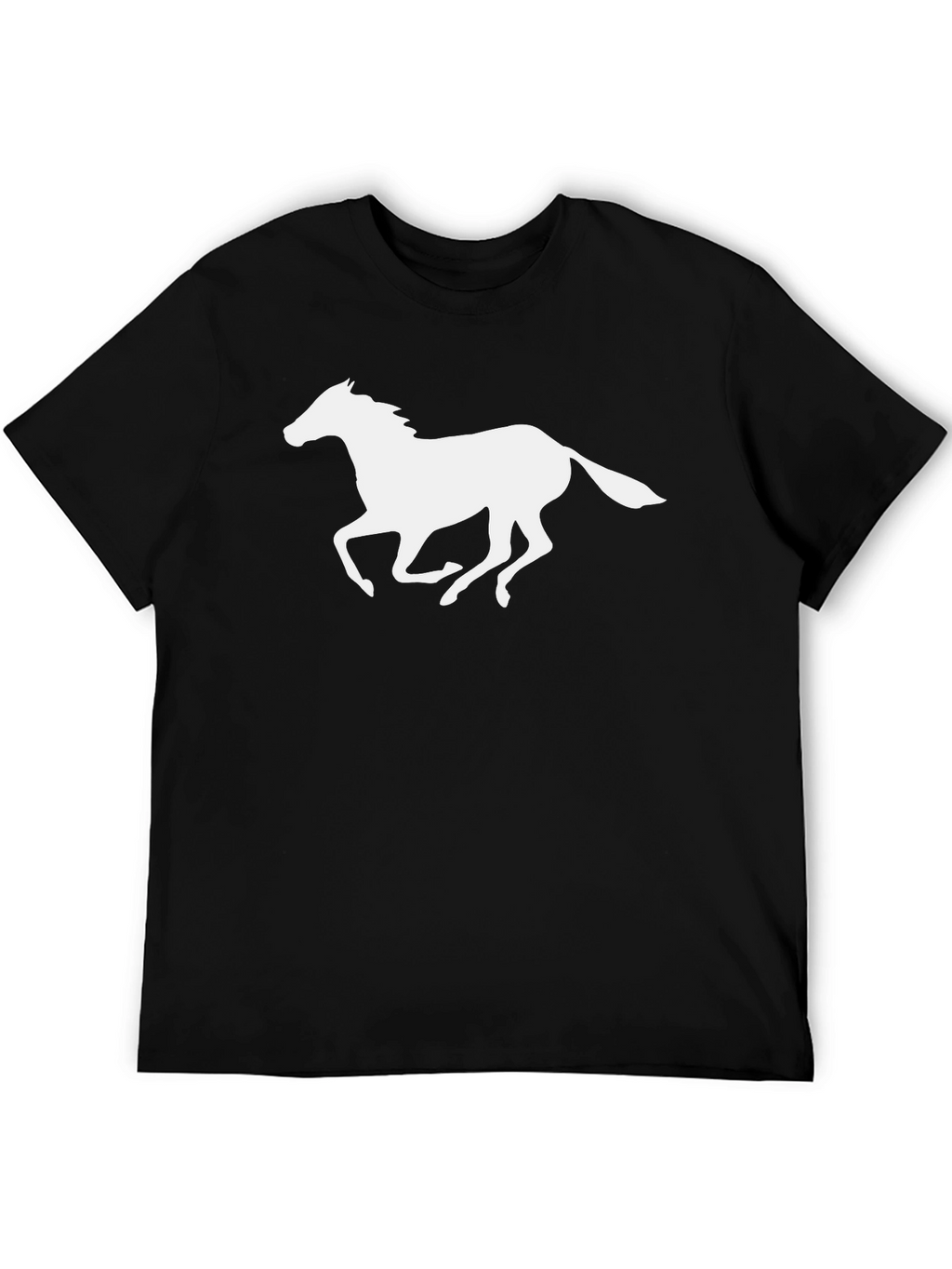 Black Horse Silhouette T-Shirt