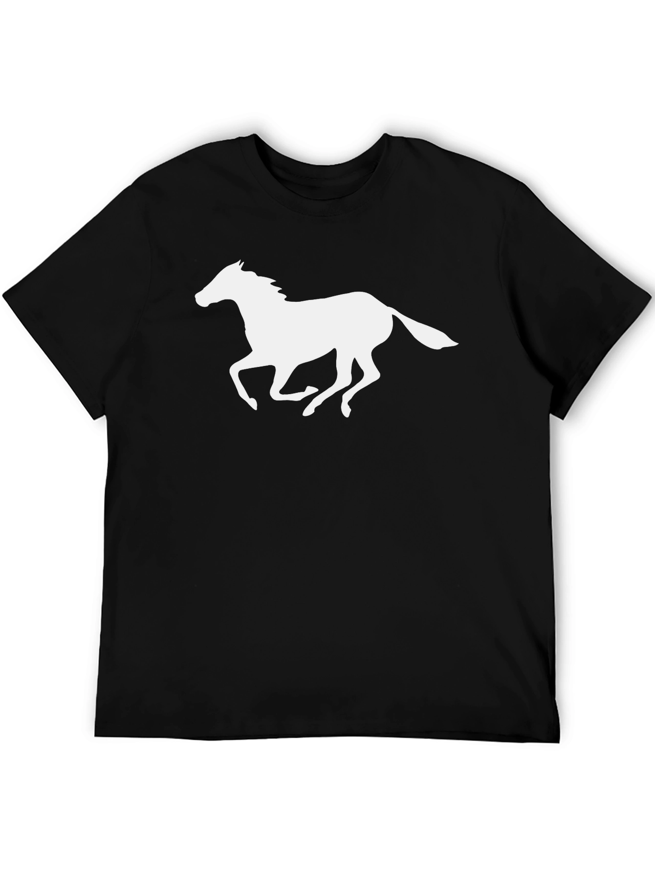 Black Horse Silhouette T-Shirt