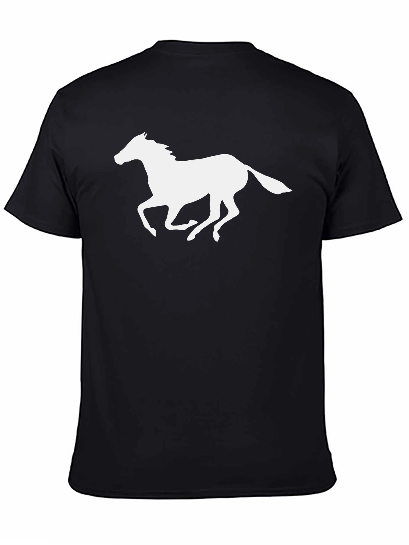 Black Horse Silhouette T-Shirt