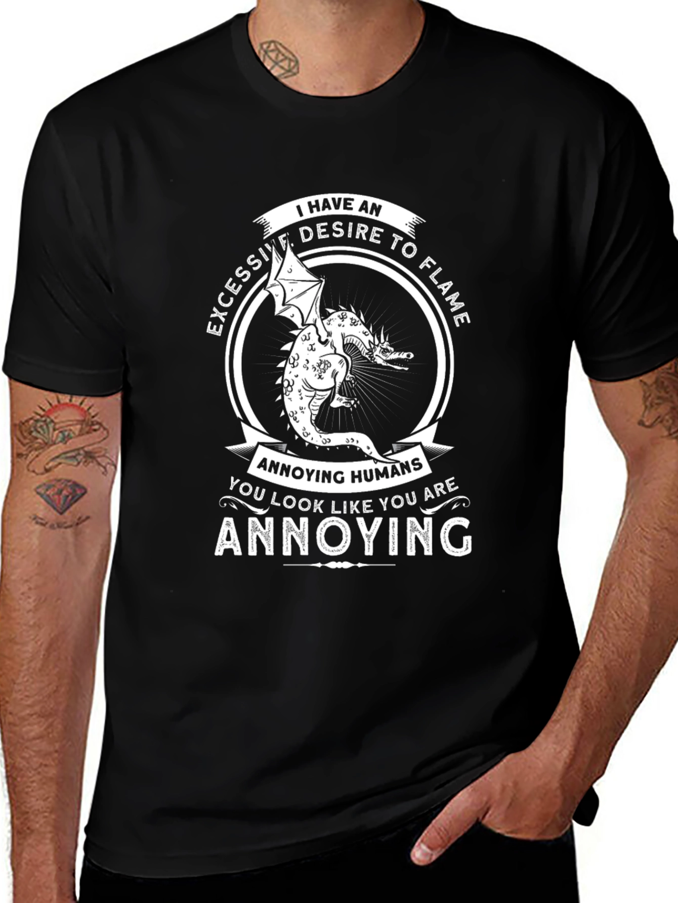 Excessive Desire to Flame Dragon Tee