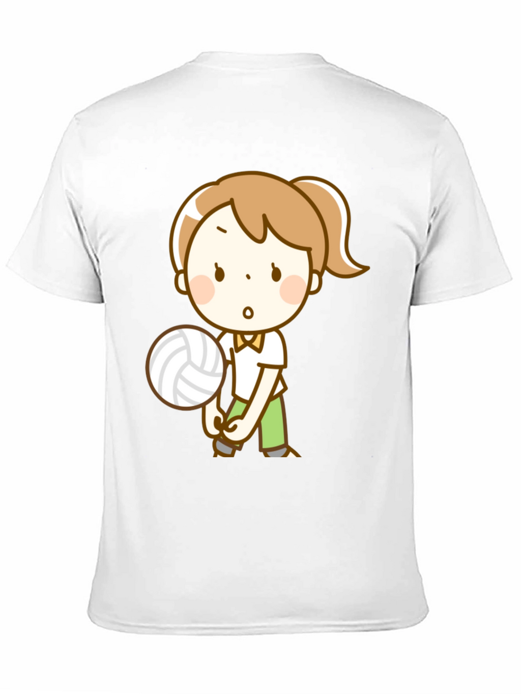 Volleyball Girl Graphic Tee - Black Unisex Shirt