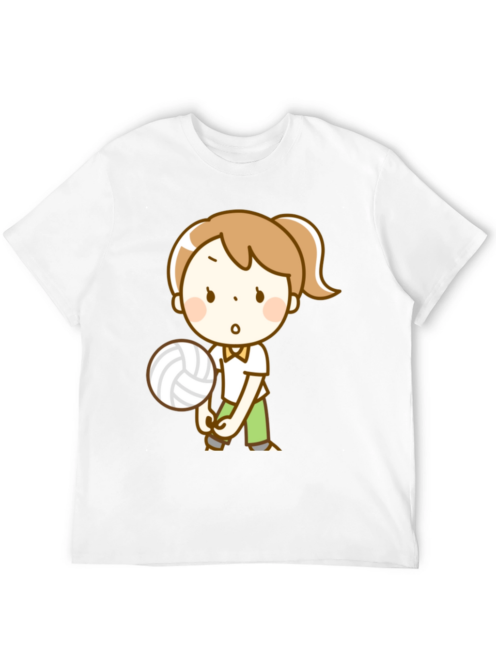 Volleyball Girl Graphic Tee - Black Unisex Shirt