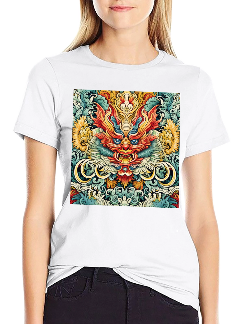 Dragon Graphic Print Tee
