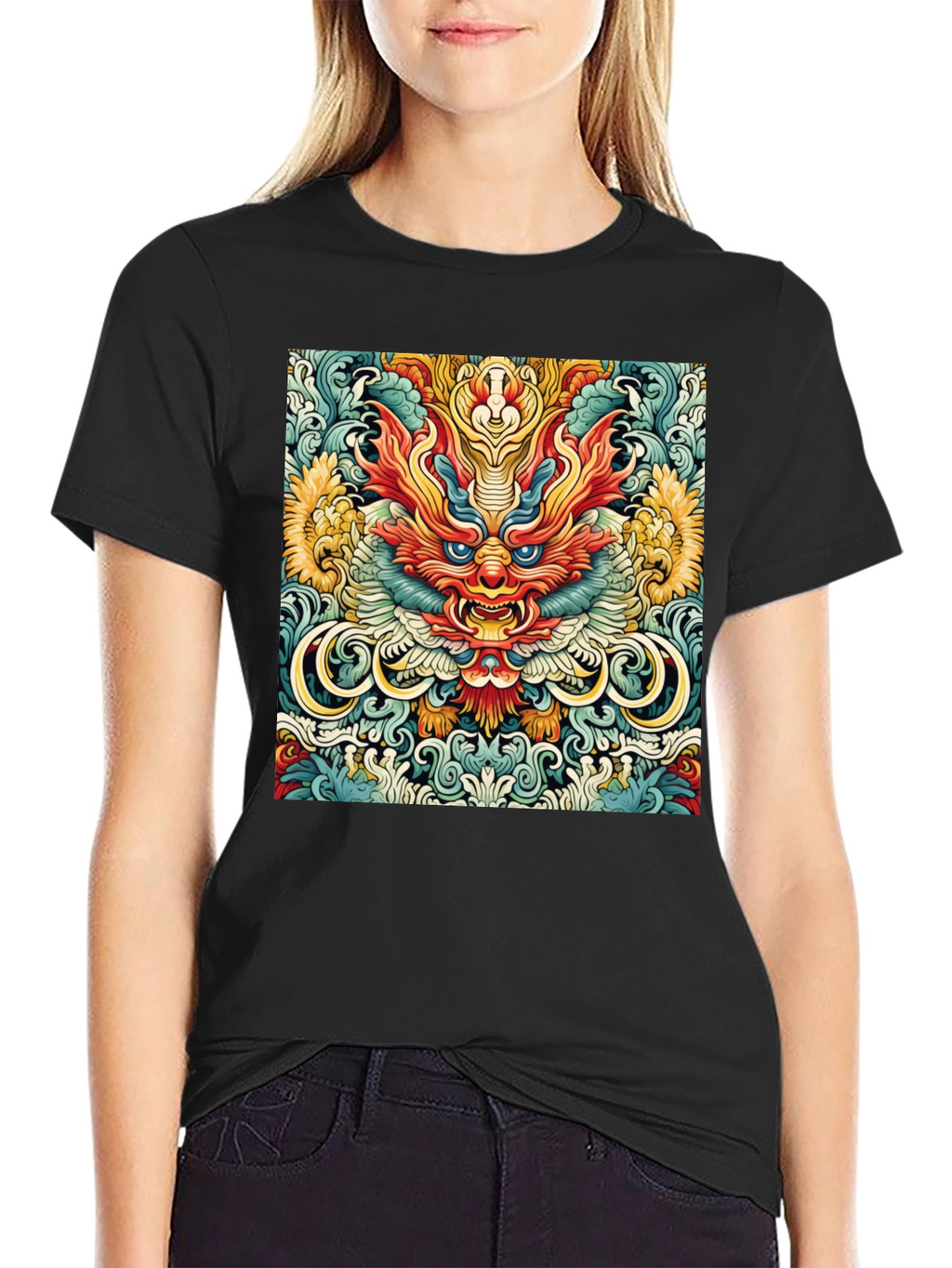 Dragon Graphic Print Tee