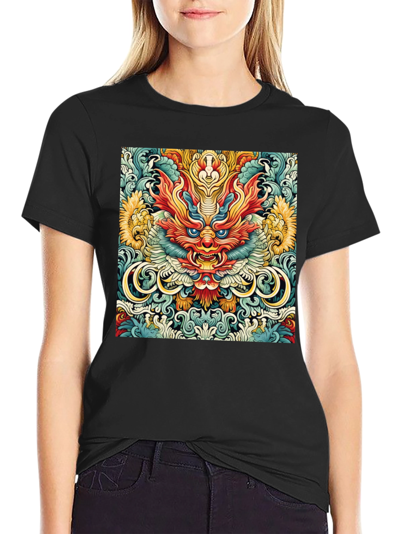 Dragon Graphic Print Tee