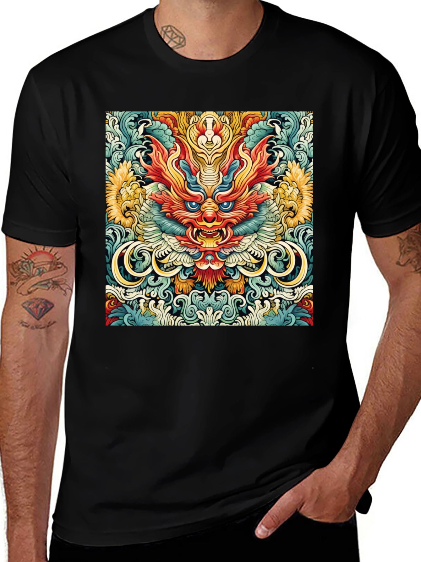 Dragon Graphic Print Tee