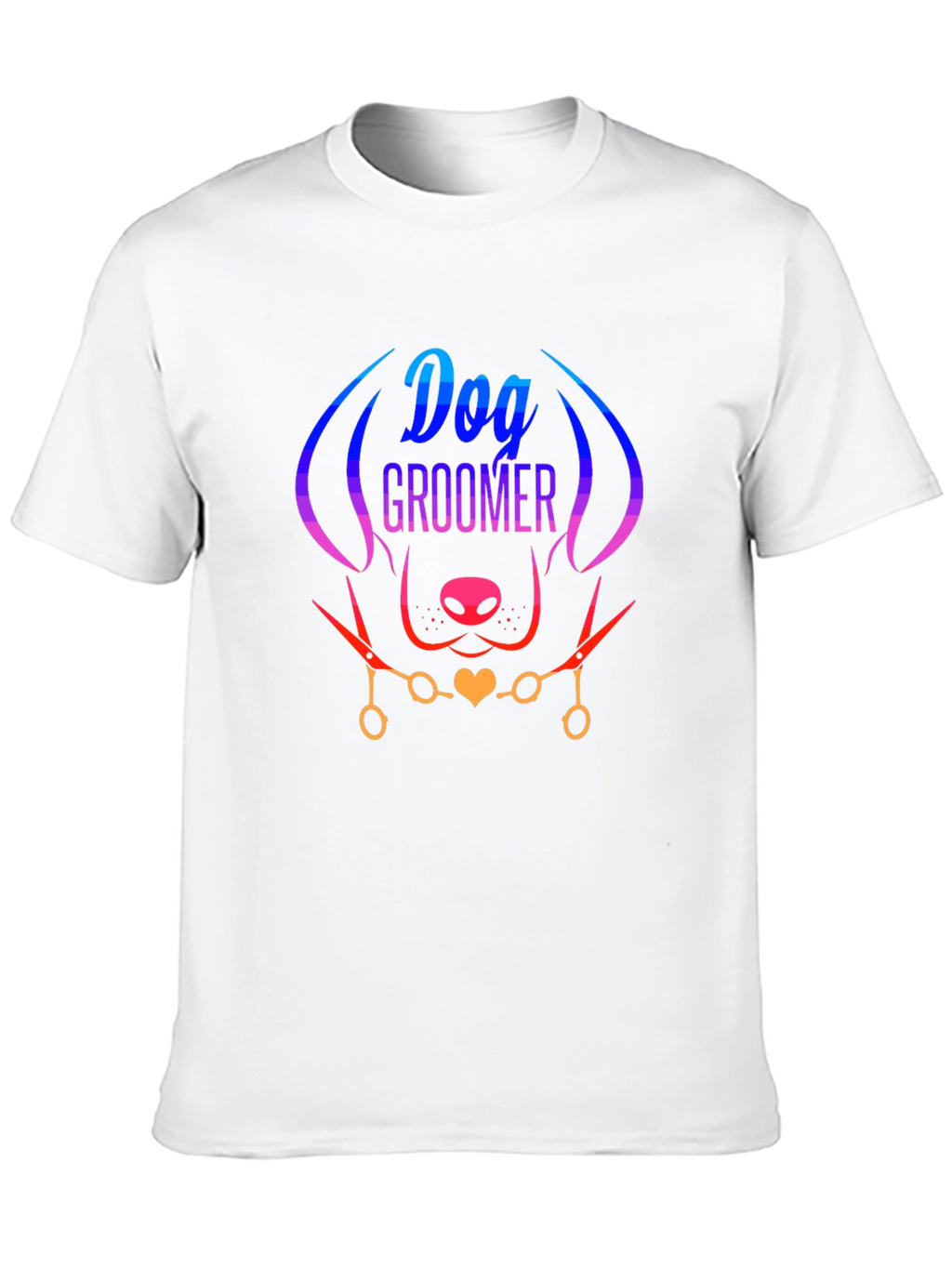 Dog Groomer T-Shirt - Stylish Pet Lover Tee