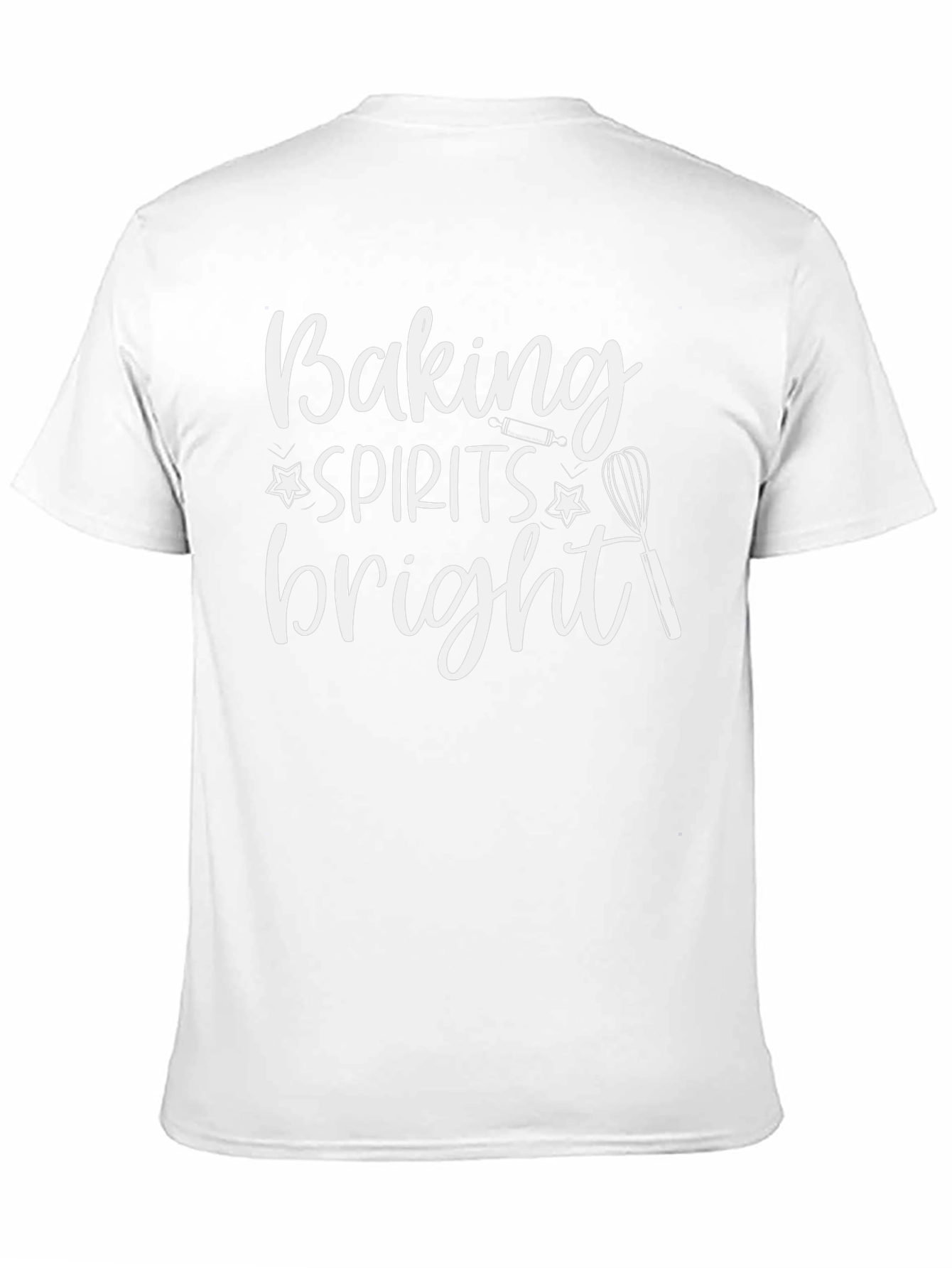 Baking Spirits Bright T-Shirt Black Holiday Tee