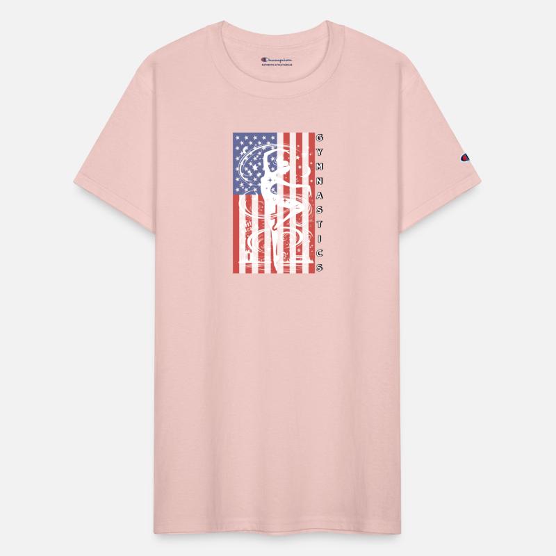 Gymnastics Team USA - Gymnast sport USA flag