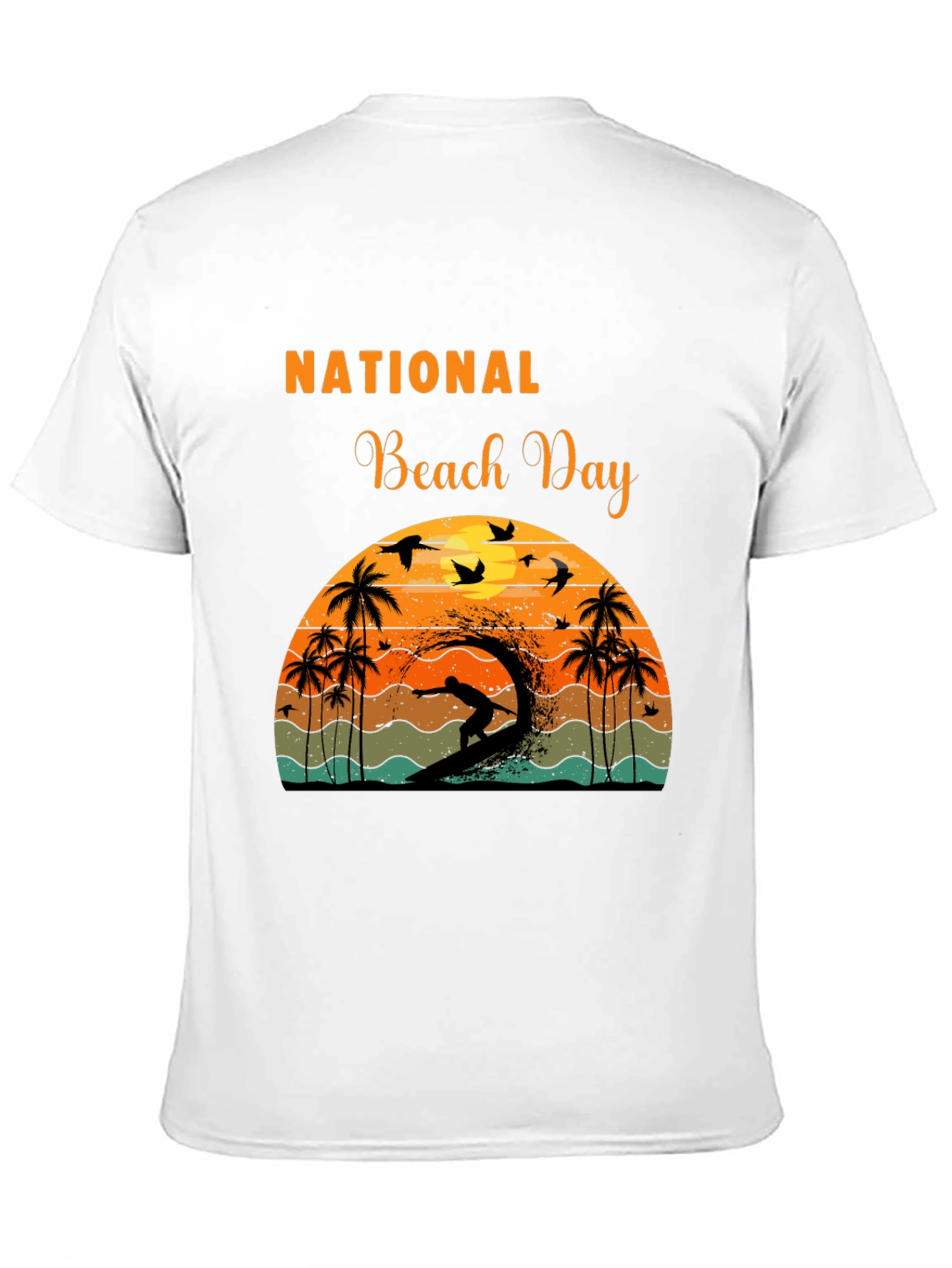 National Beach Day Graphic T-Shirt