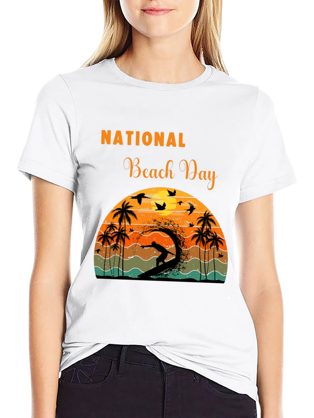 National Beach Day Graphic T-Shirt