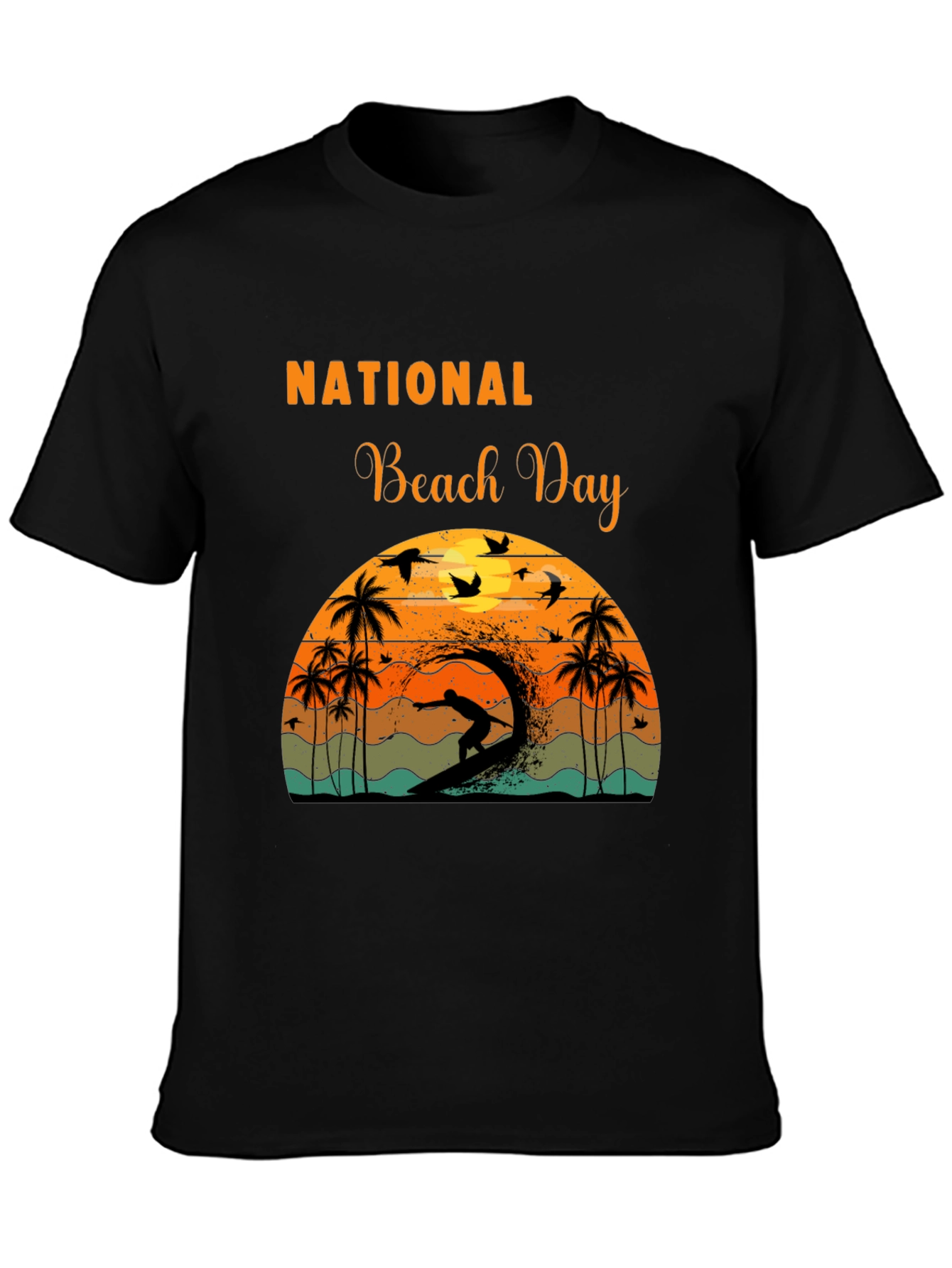 National Beach Day Graphic T-Shirt