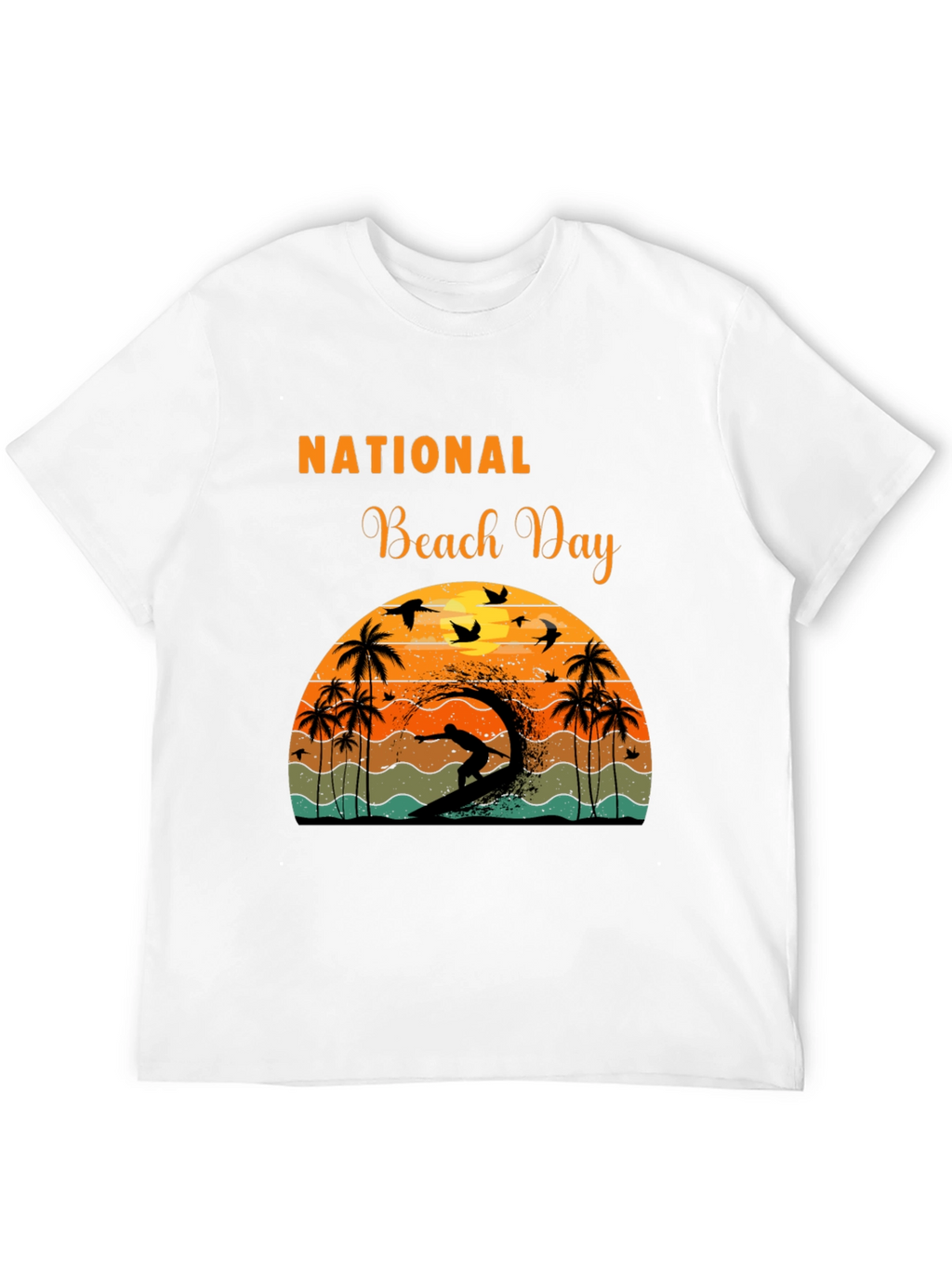 National Beach Day Graphic T-Shirt