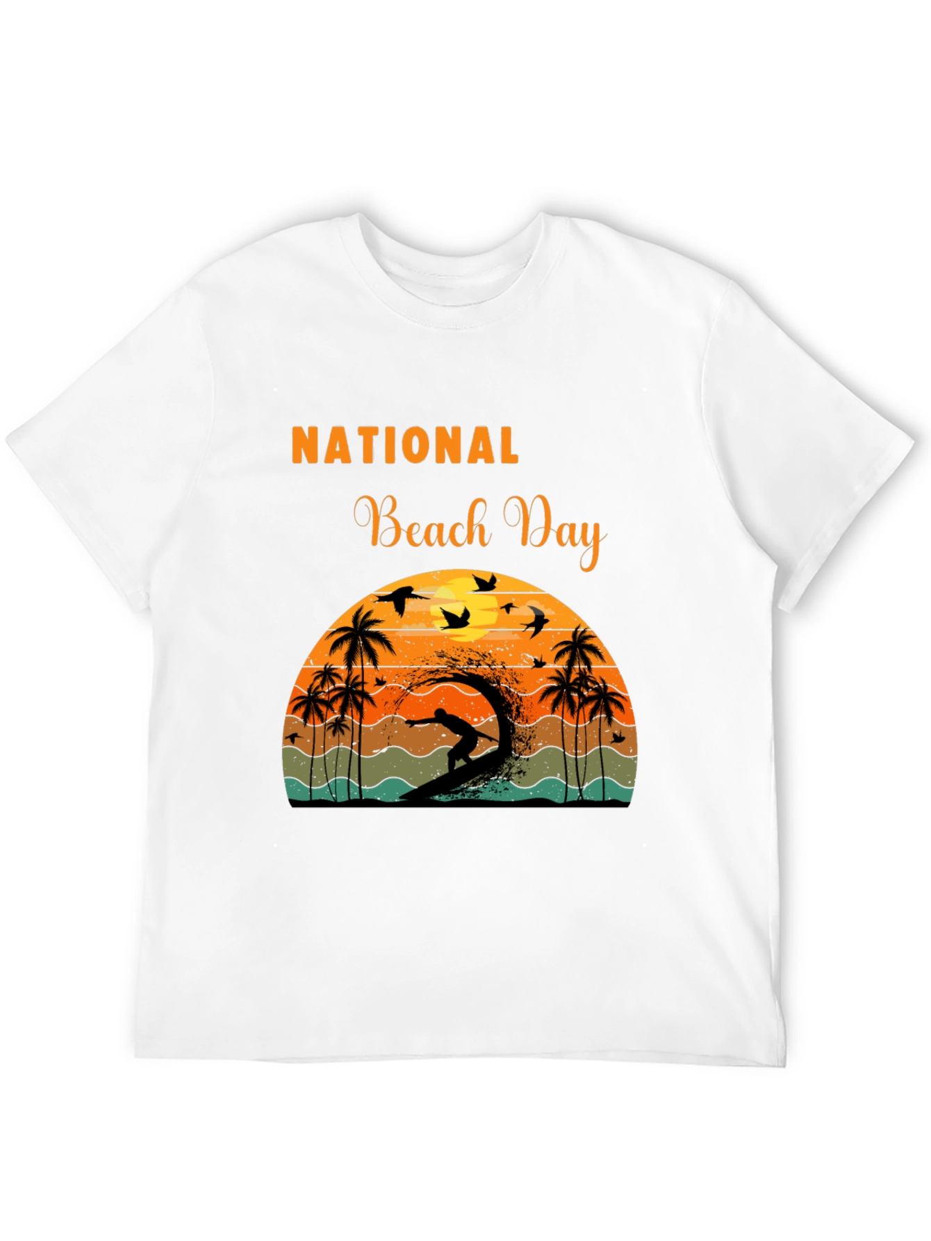 National Beach Day Graphic T-Shirt