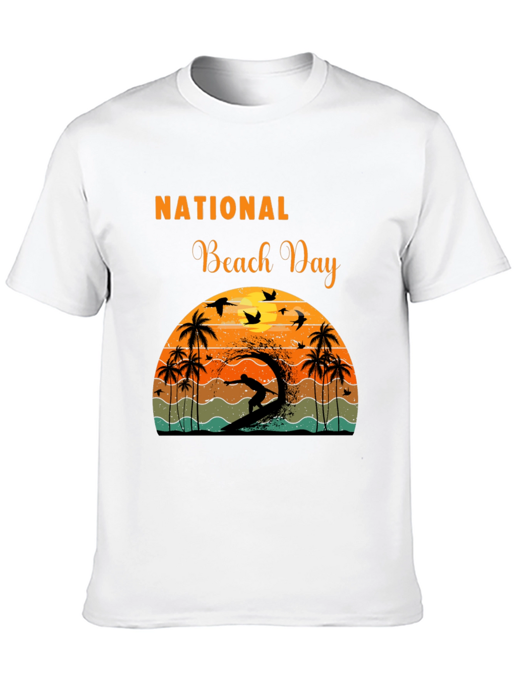 National Beach Day Graphic T-Shirt