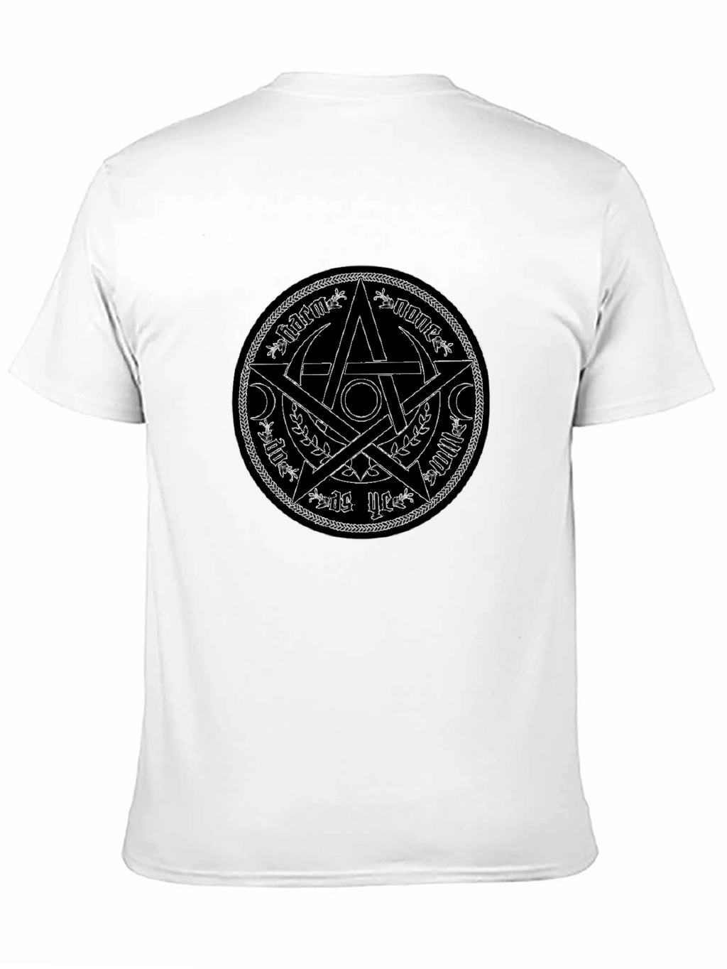 Mystic Star Graphic Tee - Black Cotton Shirt
