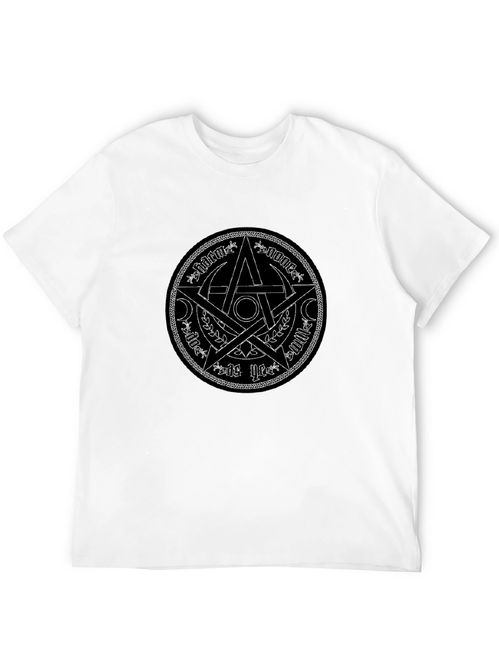 Mystic Star Graphic Tee - Black Cotton Shirt