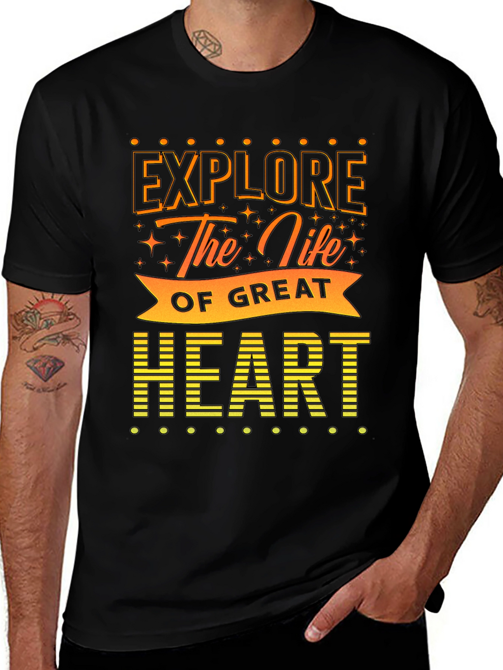 Explore the Life of Great Heart T-Shirt