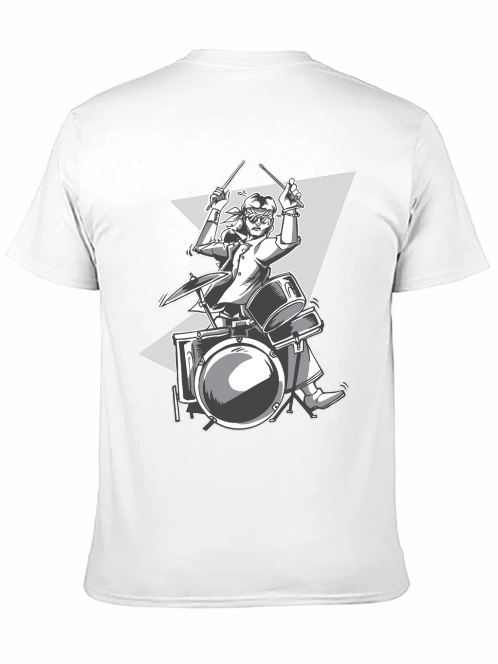 Drummer Graphic Tee - Rock and Roll Style