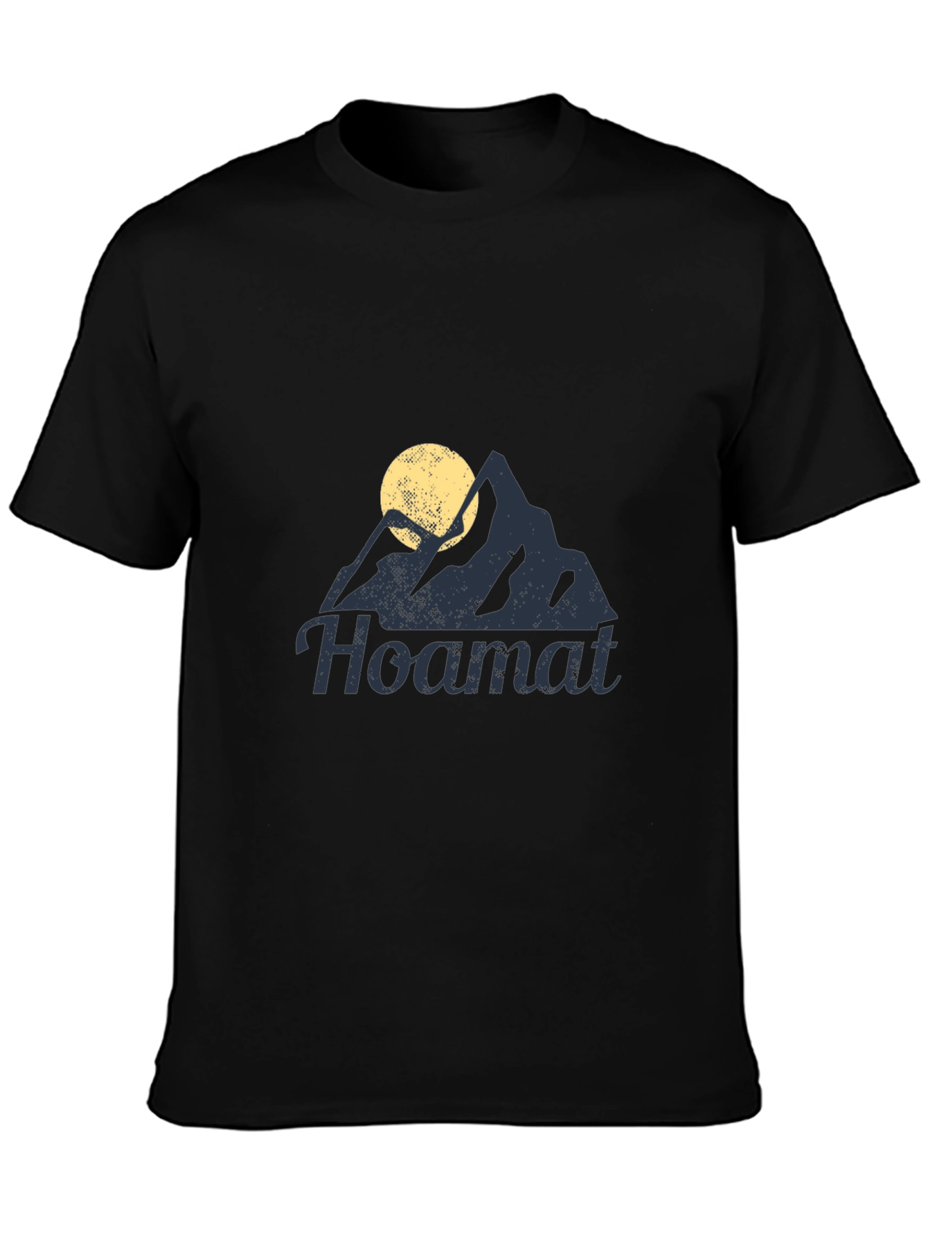 Hoamat Mountain Graphic T-Shirt - Classic Black Tee