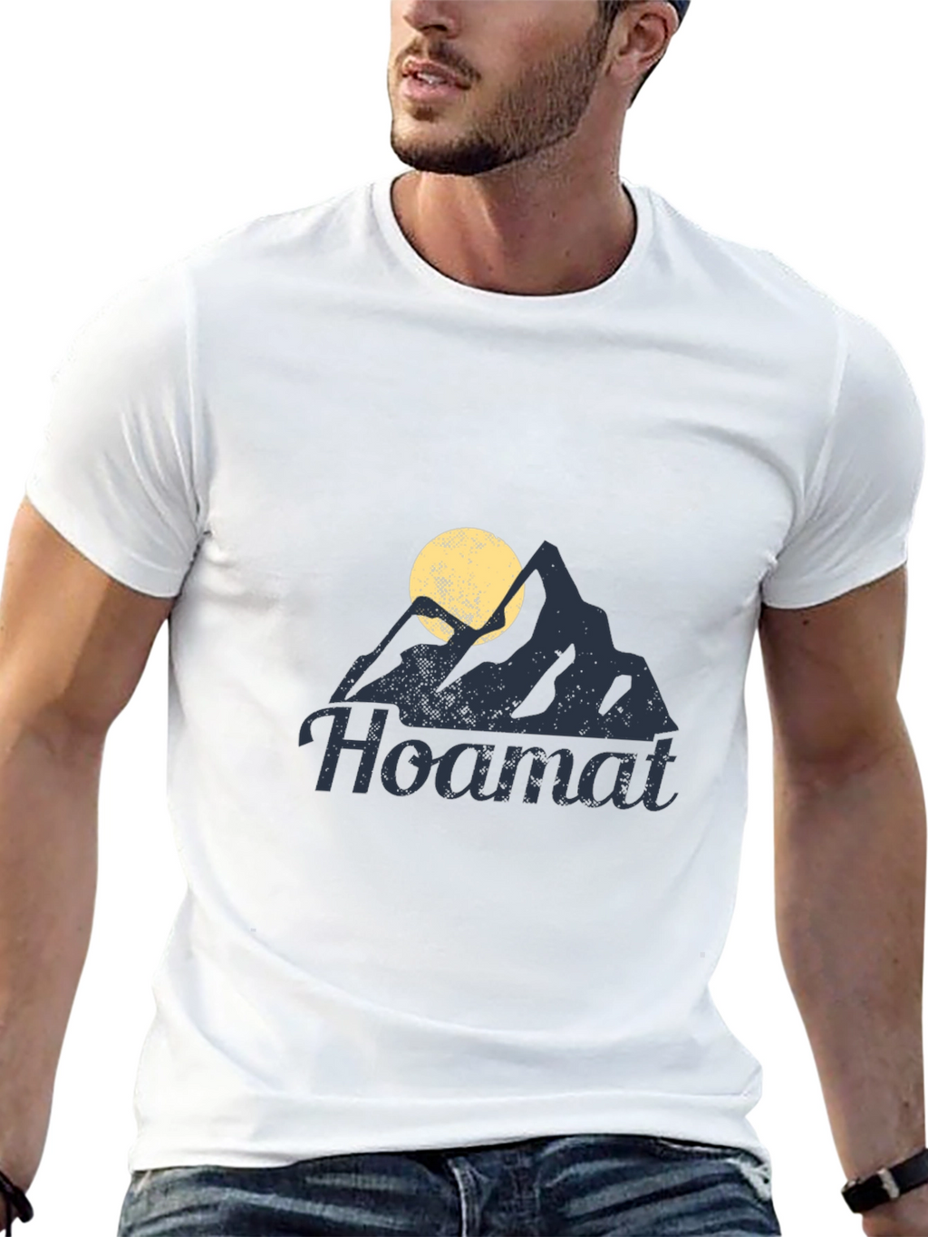 Hoamat Mountain Graphic T-Shirt - Classic Black Tee