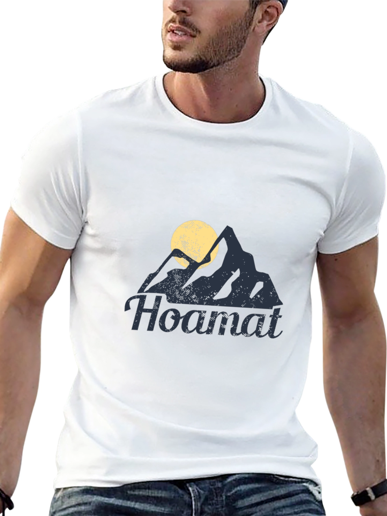 Hoamat Mountain Graphic T-Shirt - Classic Black Tee