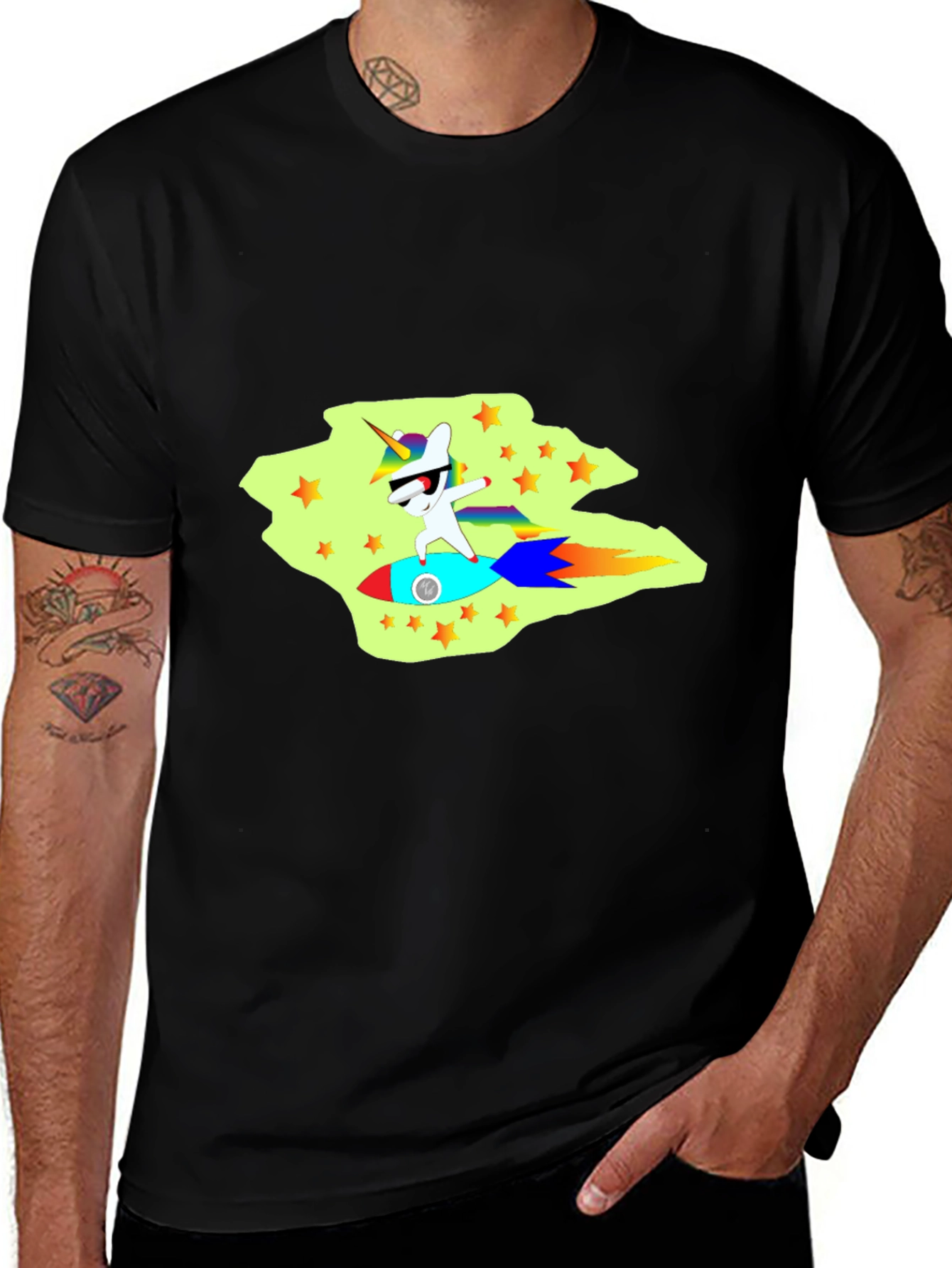 Unicorn Rocket Ride T-Shirt - Fun & Unique!
