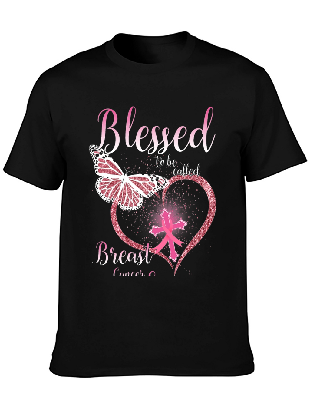 Breast Cancer Awareness Blessed T-Shirt