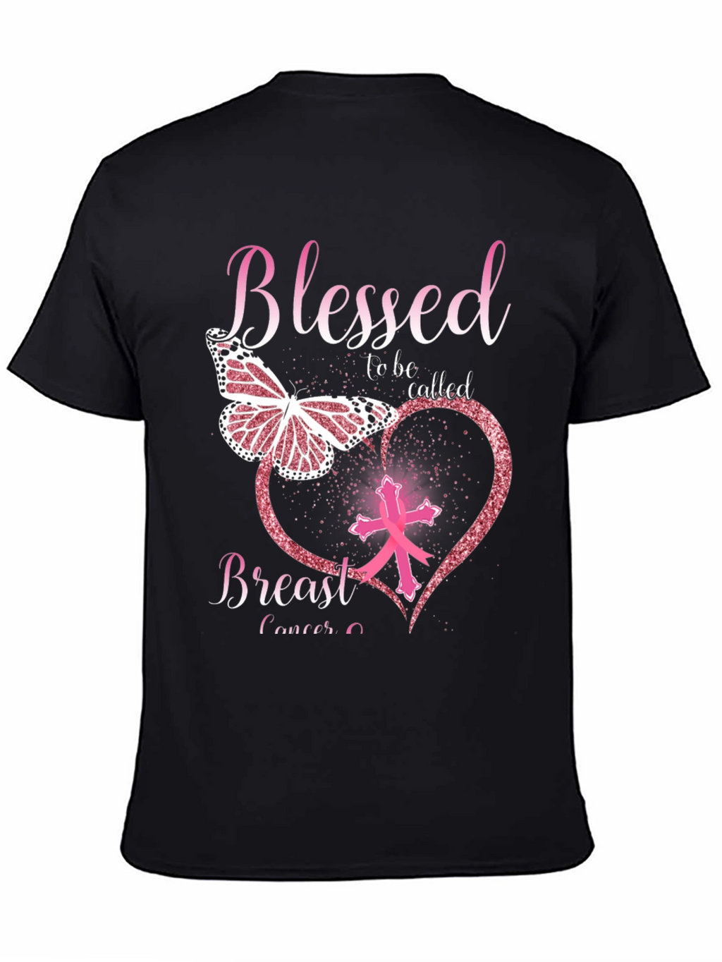 Breast Cancer Awareness Blessed T-Shirt