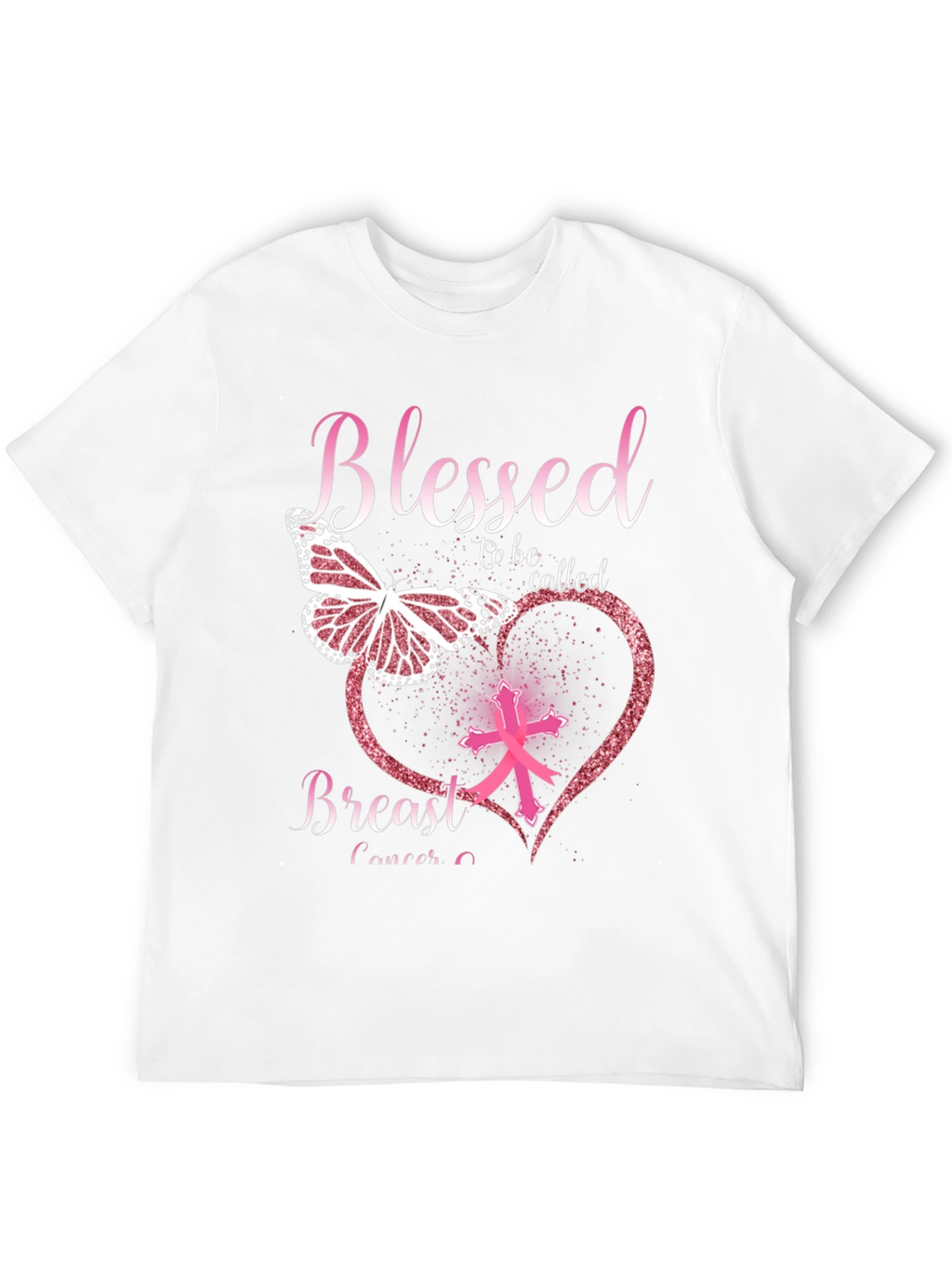 Breast Cancer Awareness Blessed T-Shirt