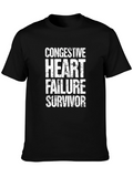 Congestive Heart Failure Survivor Graphic T-Shirt