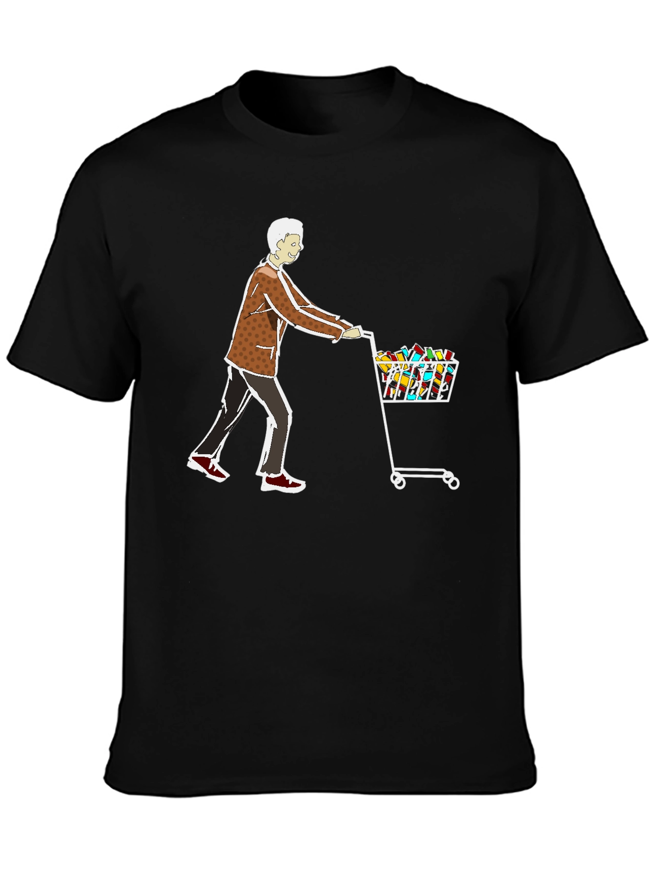 Novelty Shopping Cart T-Shirt