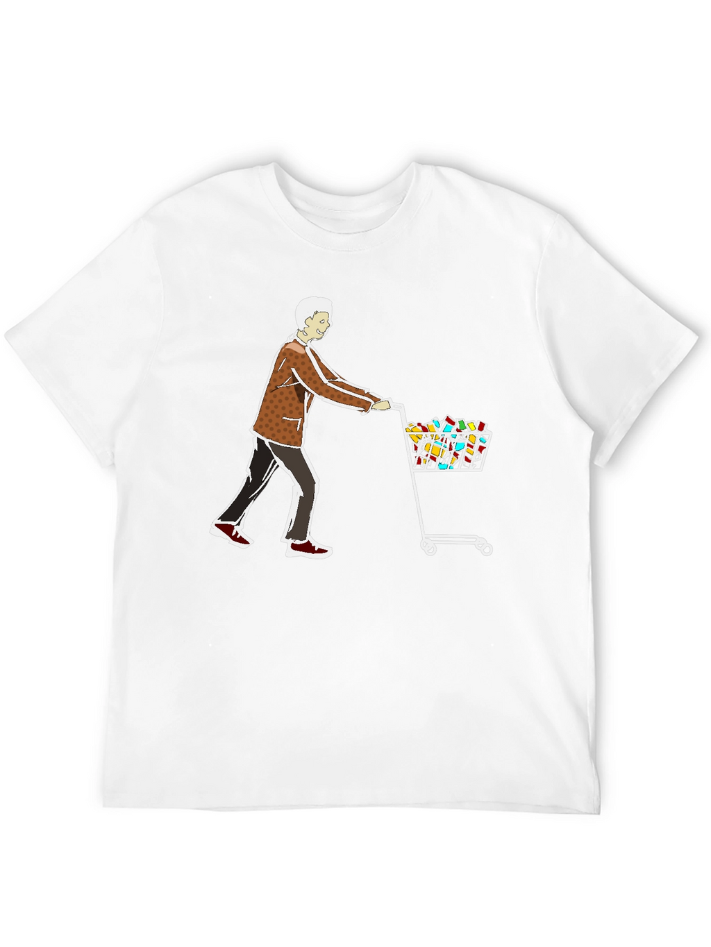 Novelty Shopping Cart T-Shirt