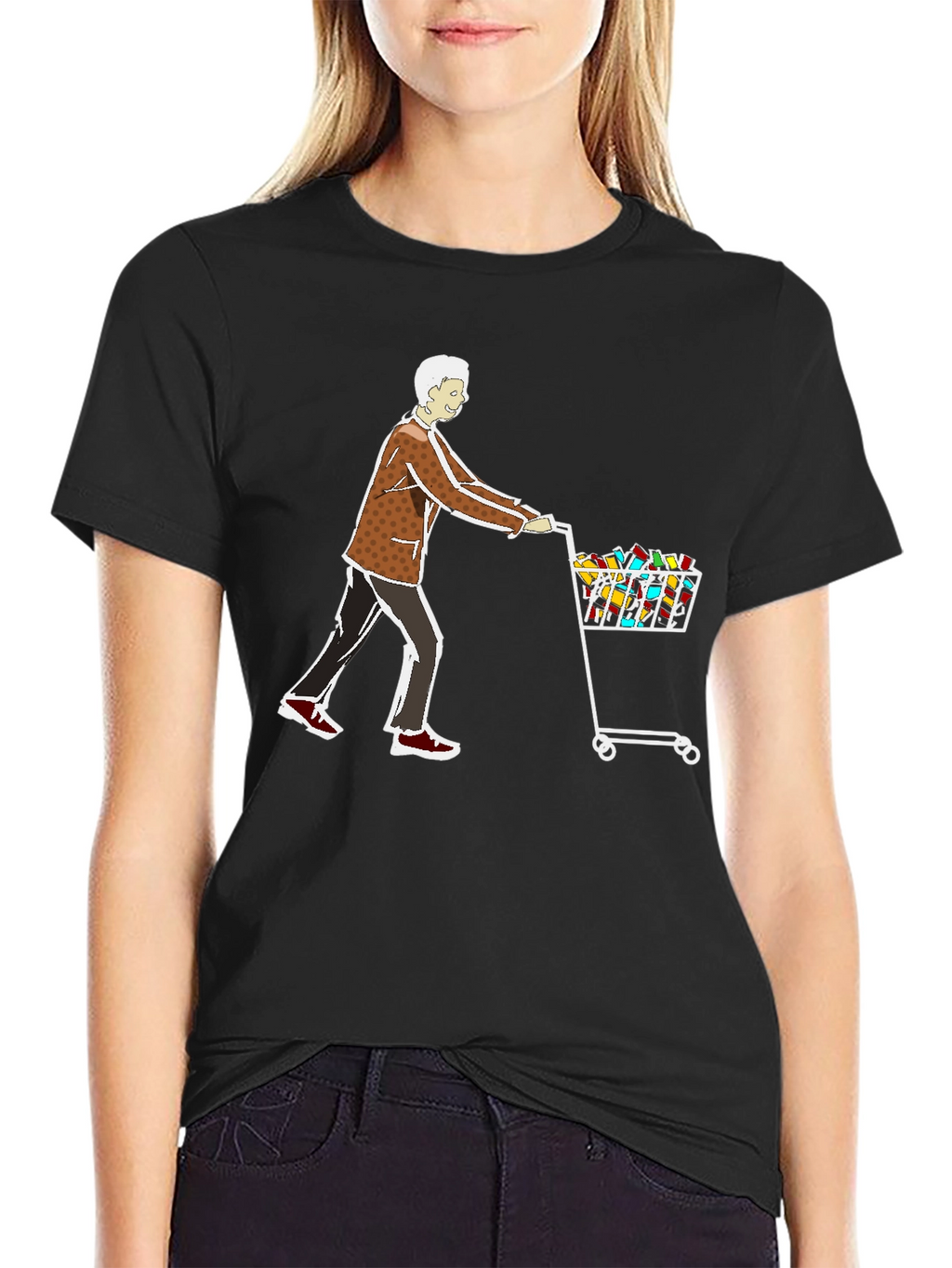 Novelty Shopping Cart T-Shirt