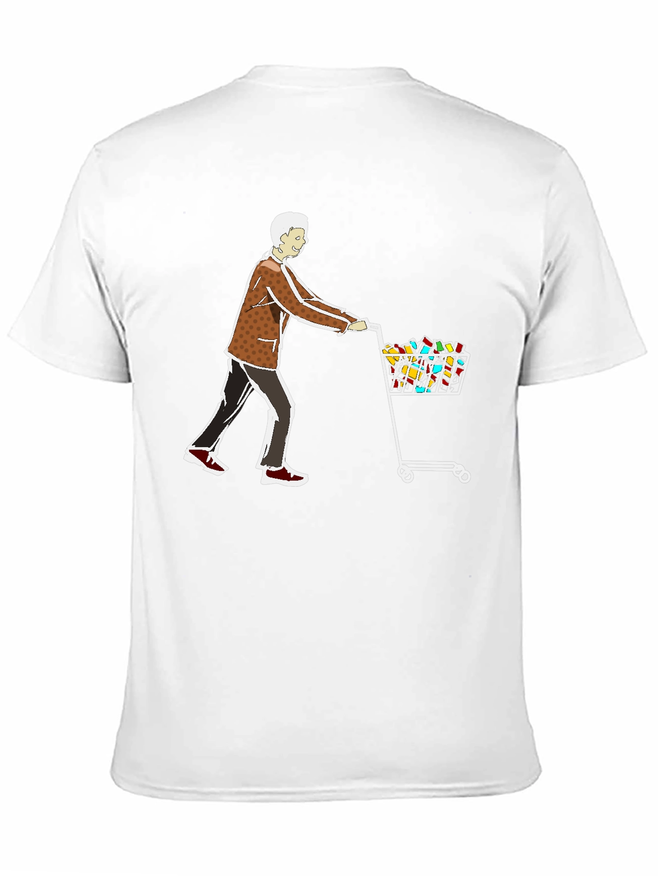 Novelty Shopping Cart T-Shirt