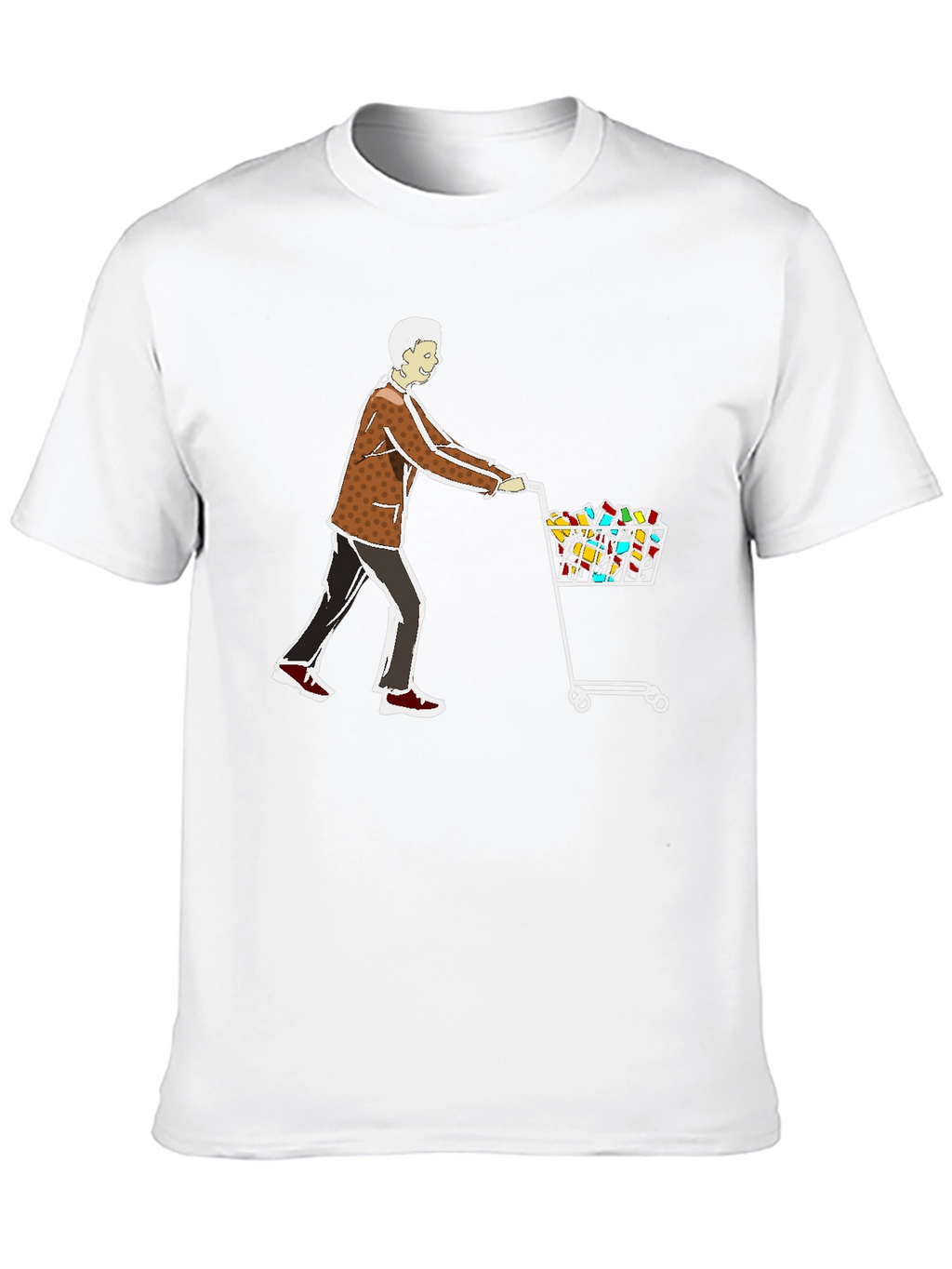 Novelty Shopping Cart T-Shirt