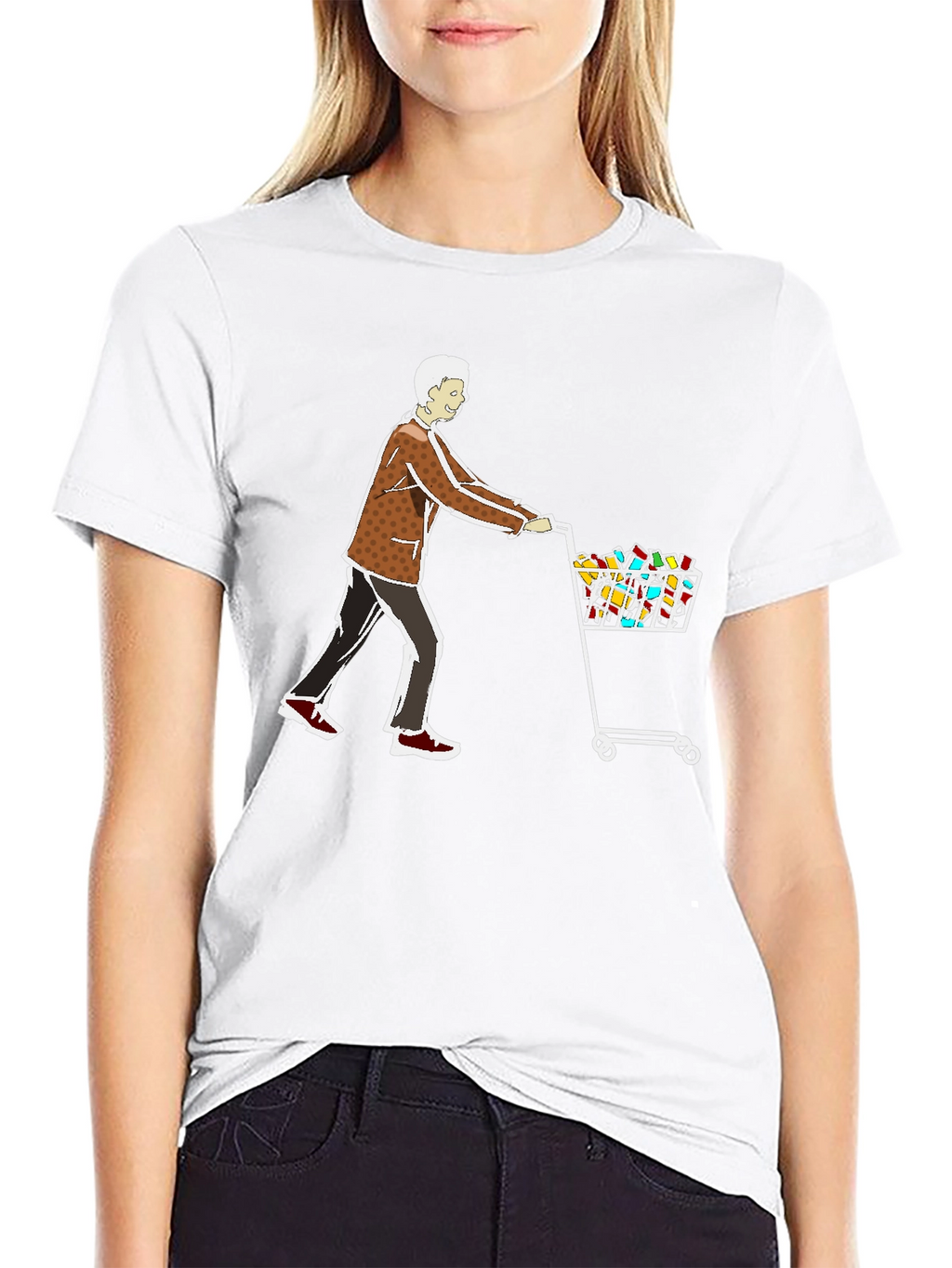 Novelty Shopping Cart T-Shirt
