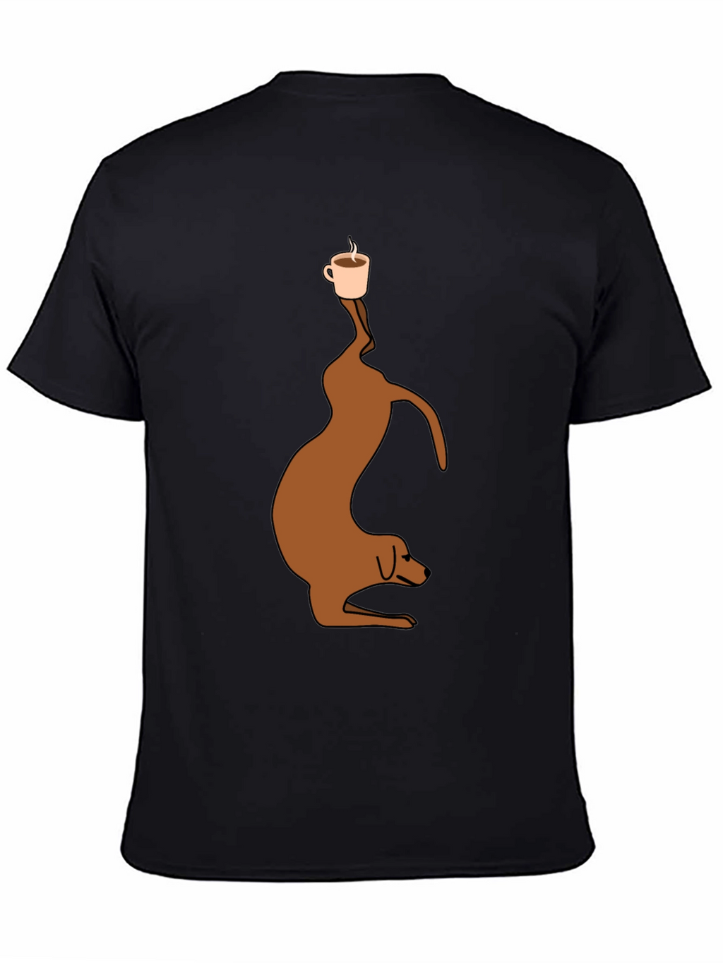 Dog Balancing Coffee T-Shirt
