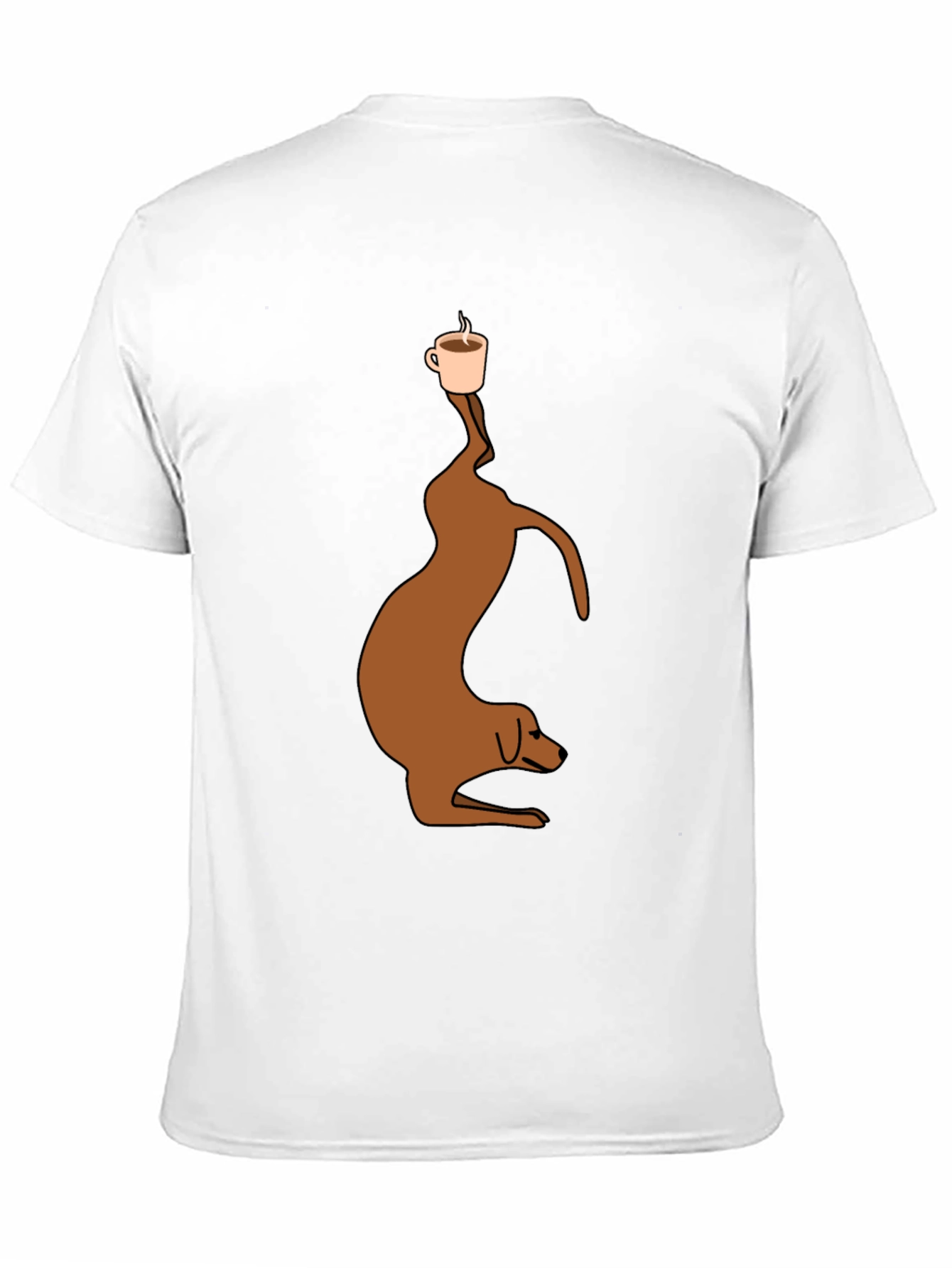 Dog Balancing Coffee T-Shirt