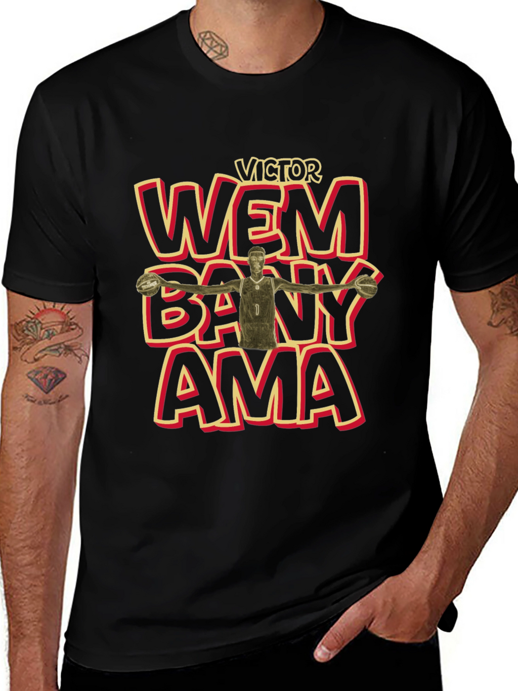 Victor Wembanyama T-Shirt - Basketball Graphic Tee