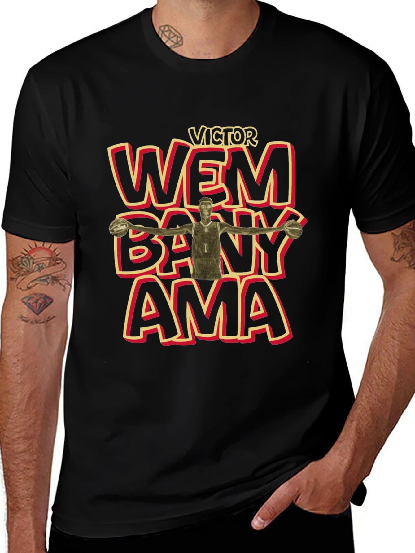 Victor Wembanyama T-Shirt - Basketball Graphic Tee