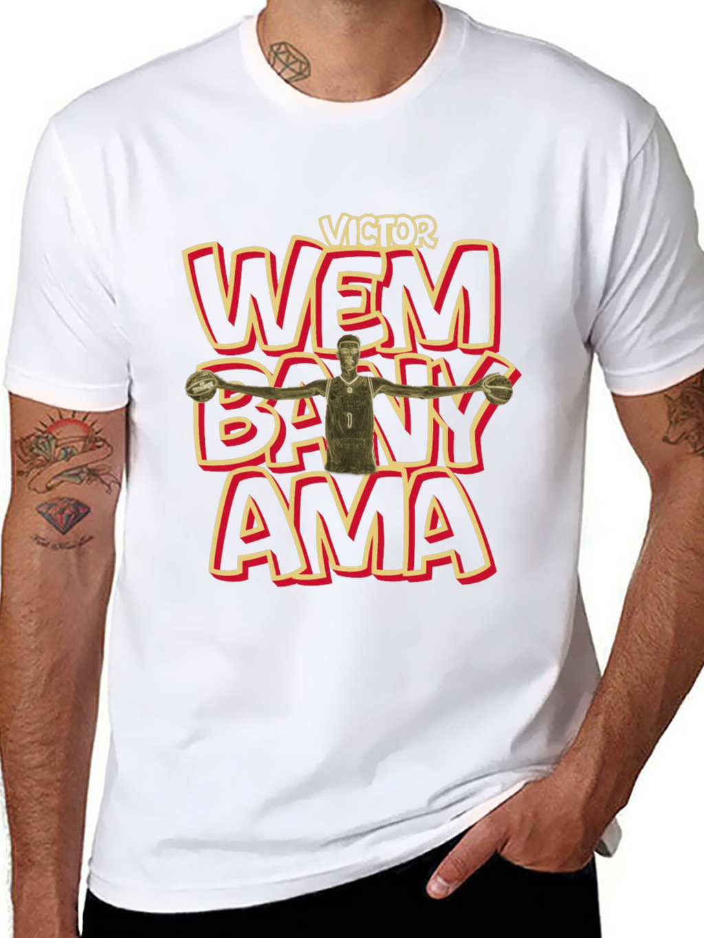 Victor Wembanyama T-Shirt - Basketball Graphic Tee