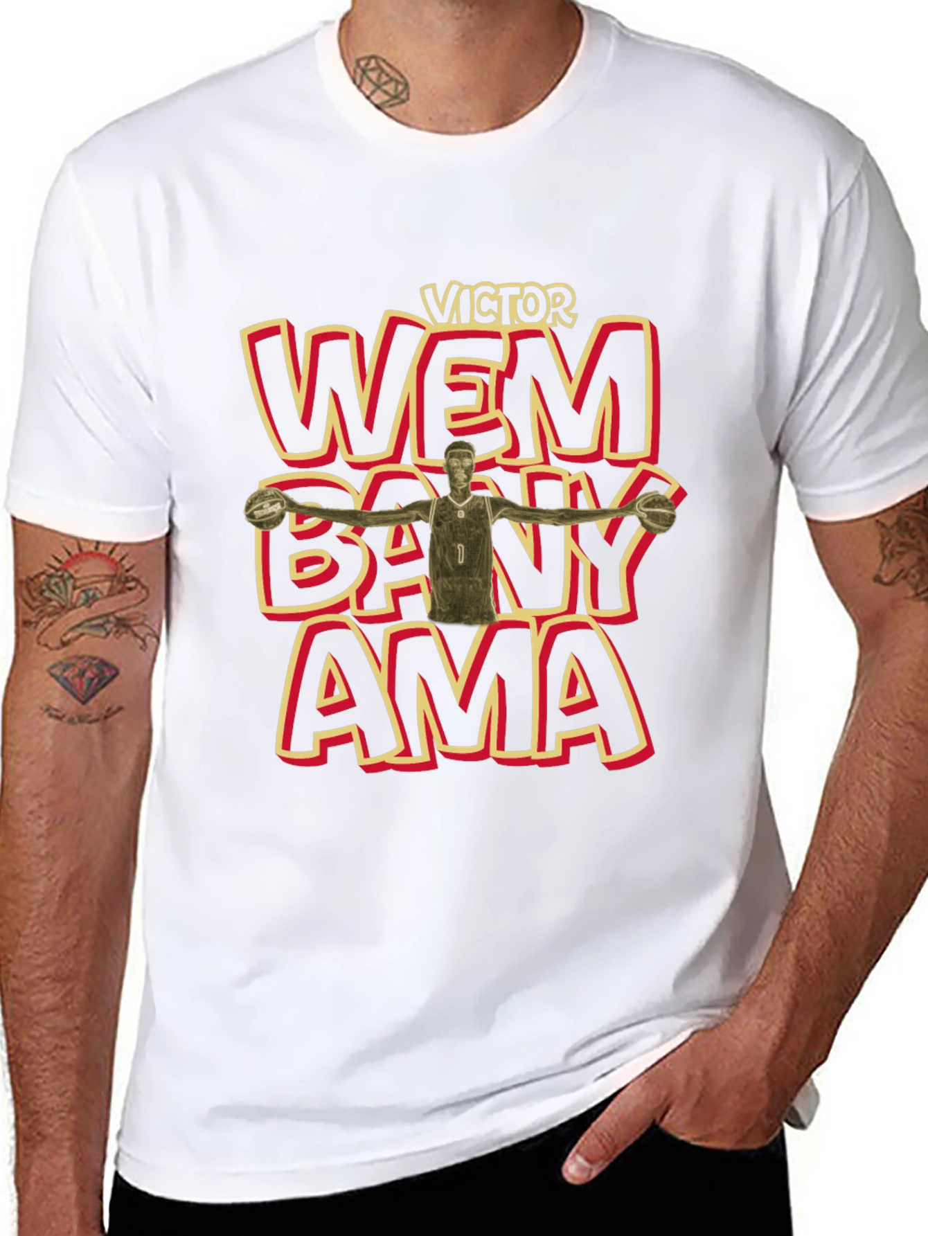 Victor Wembanyama T-Shirt - Basketball Graphic Tee