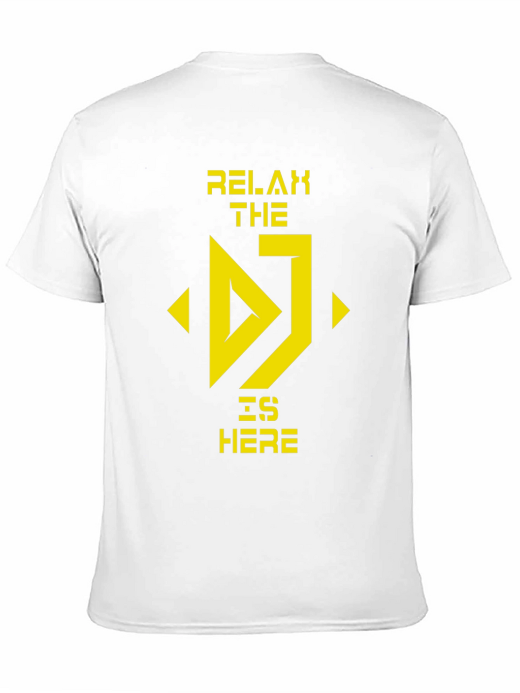 Relax The DJ Is Here Black T-Shirt