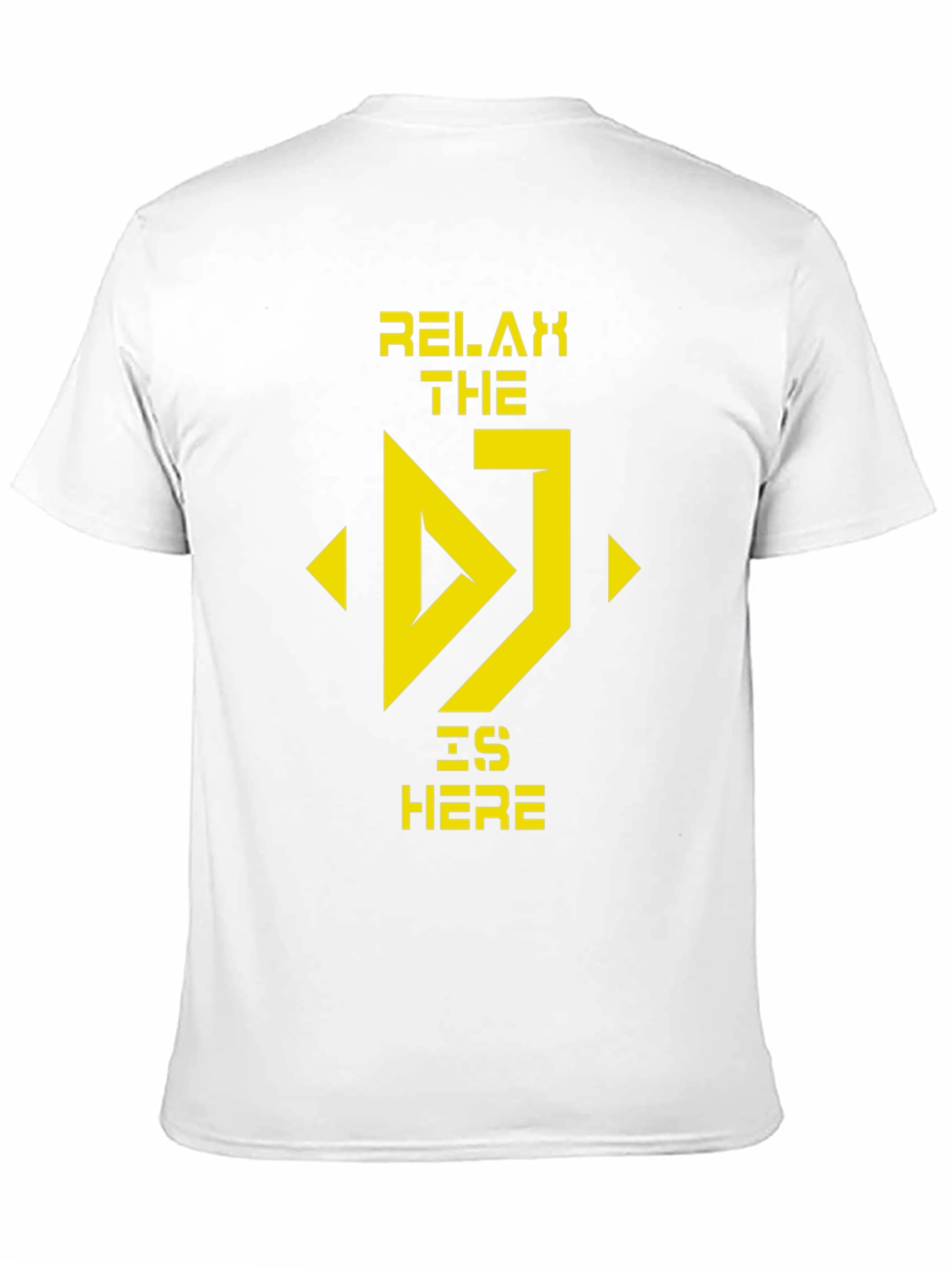 Relax The DJ Is Here Black T-Shirt
