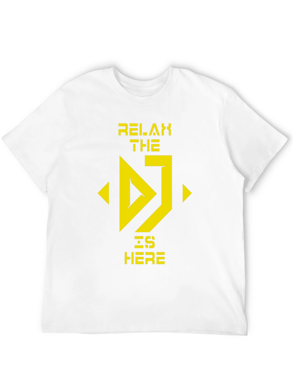 Relax The DJ Is Here Black T-Shirt