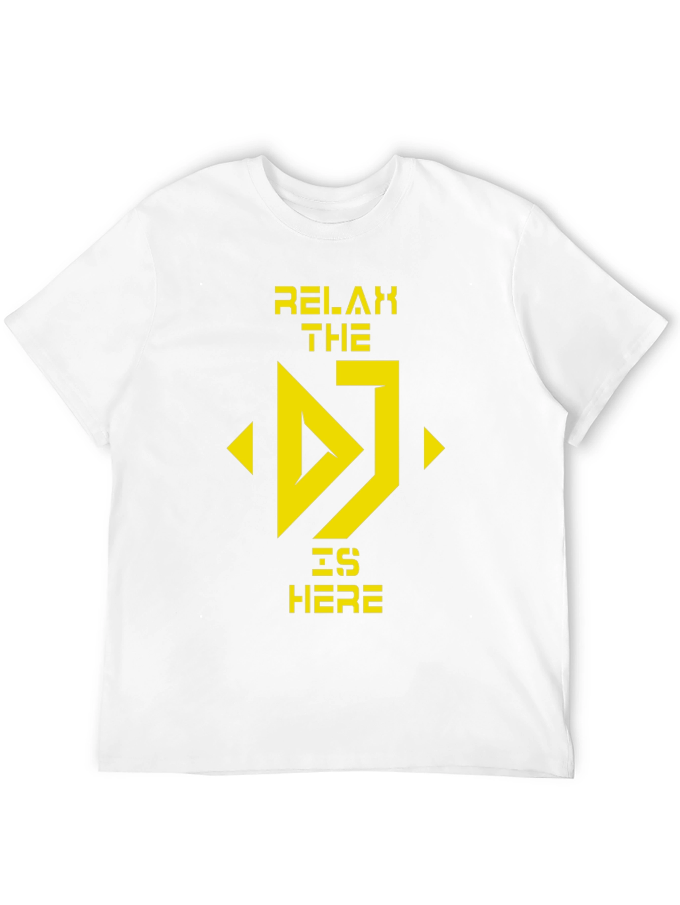 Relax The DJ Is Here Black T-Shirt